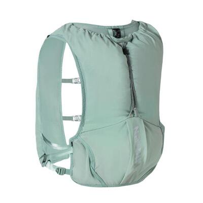 Zaino trail unisex con sacca d'acqua 500 5L verde