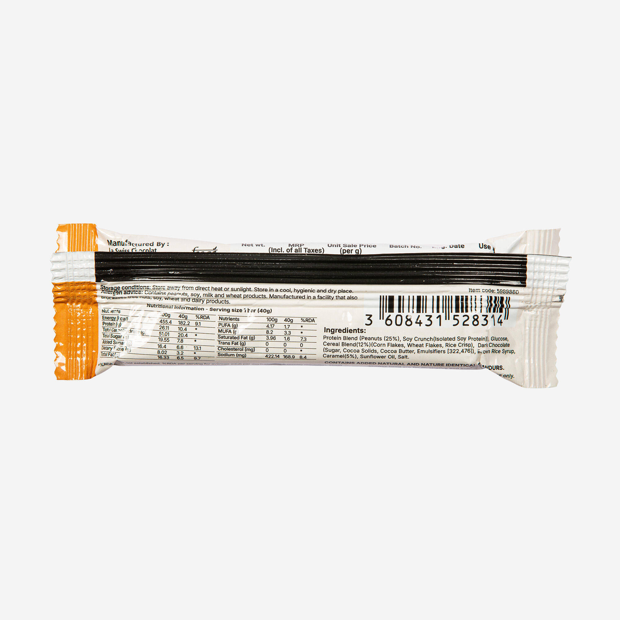 Multigrain Protein Bar Peanut Butter -  3
