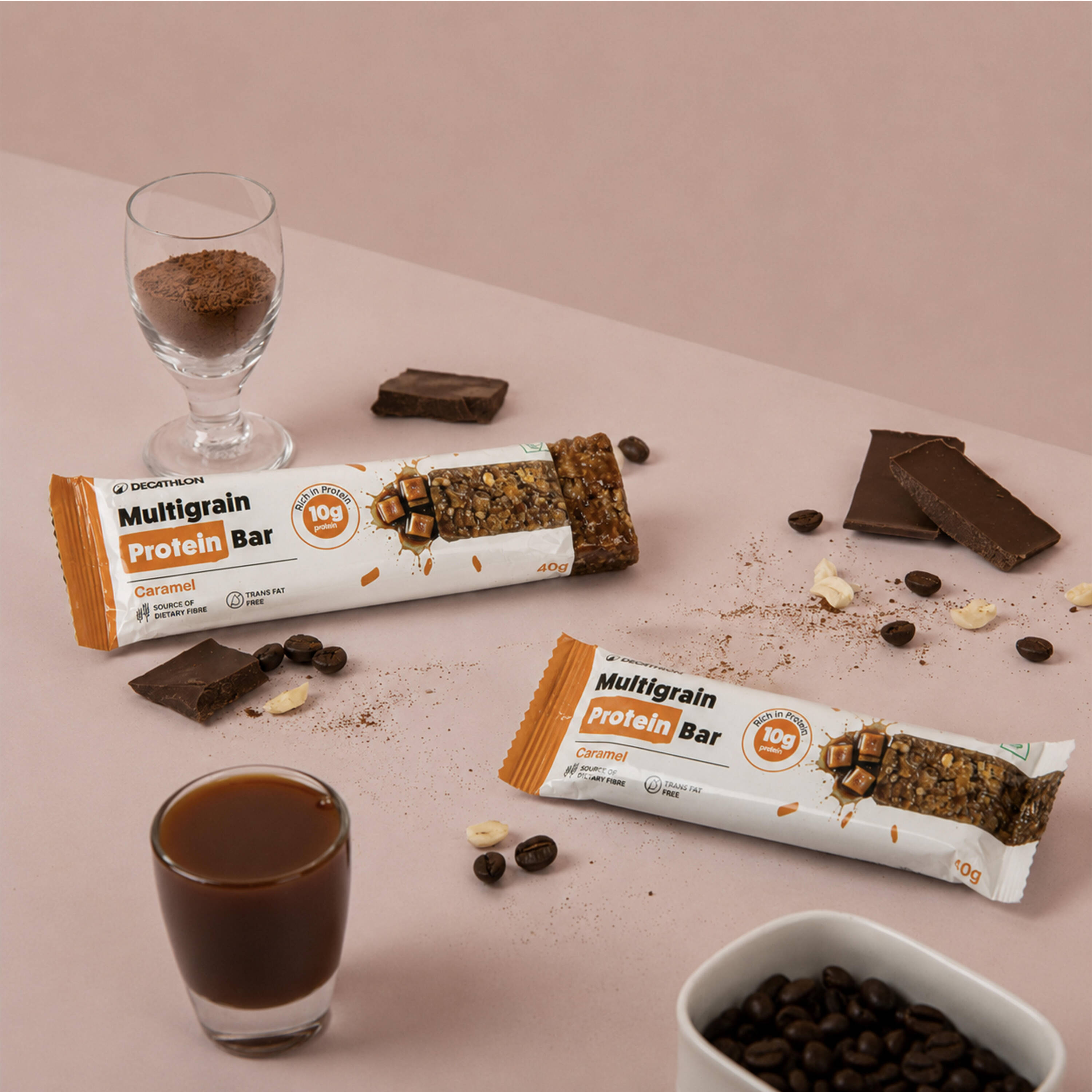Multigrain Protein Bar Caramel -  4