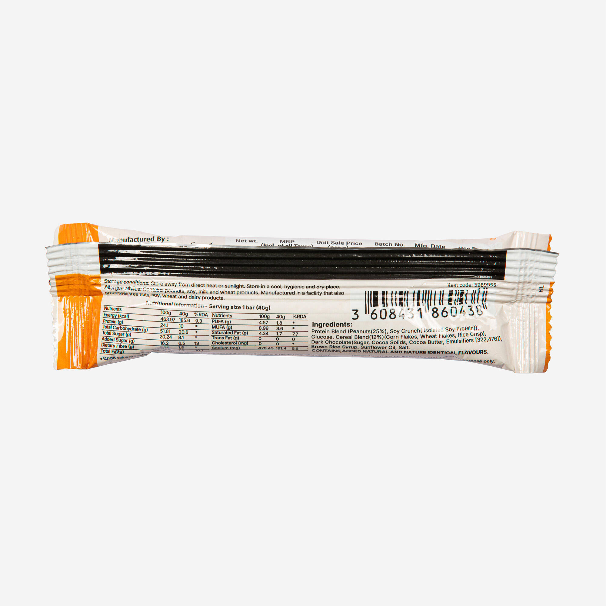 Multigrain Protein Bar Caramel -  3