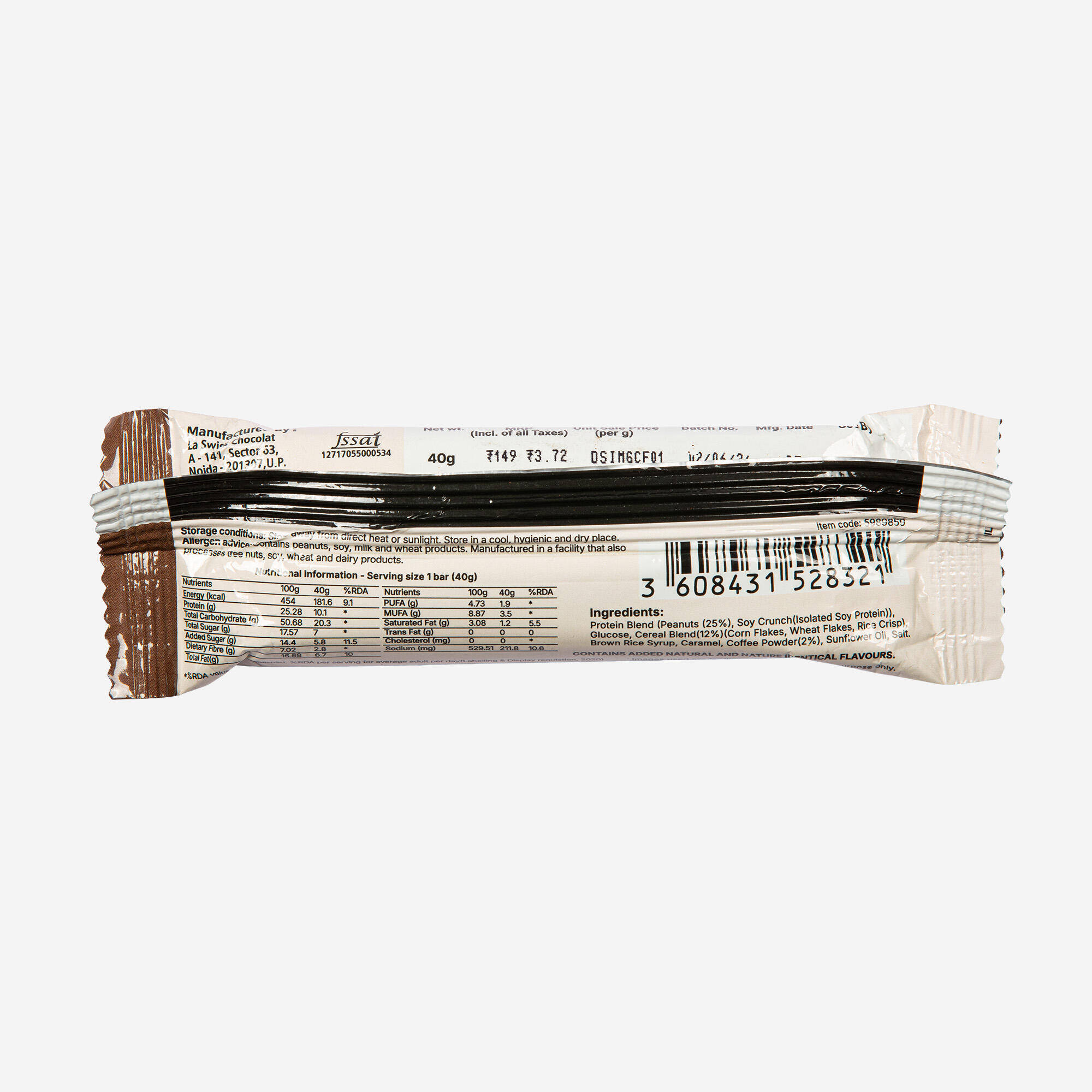 Multigrain Protein Bar Coffee -  3