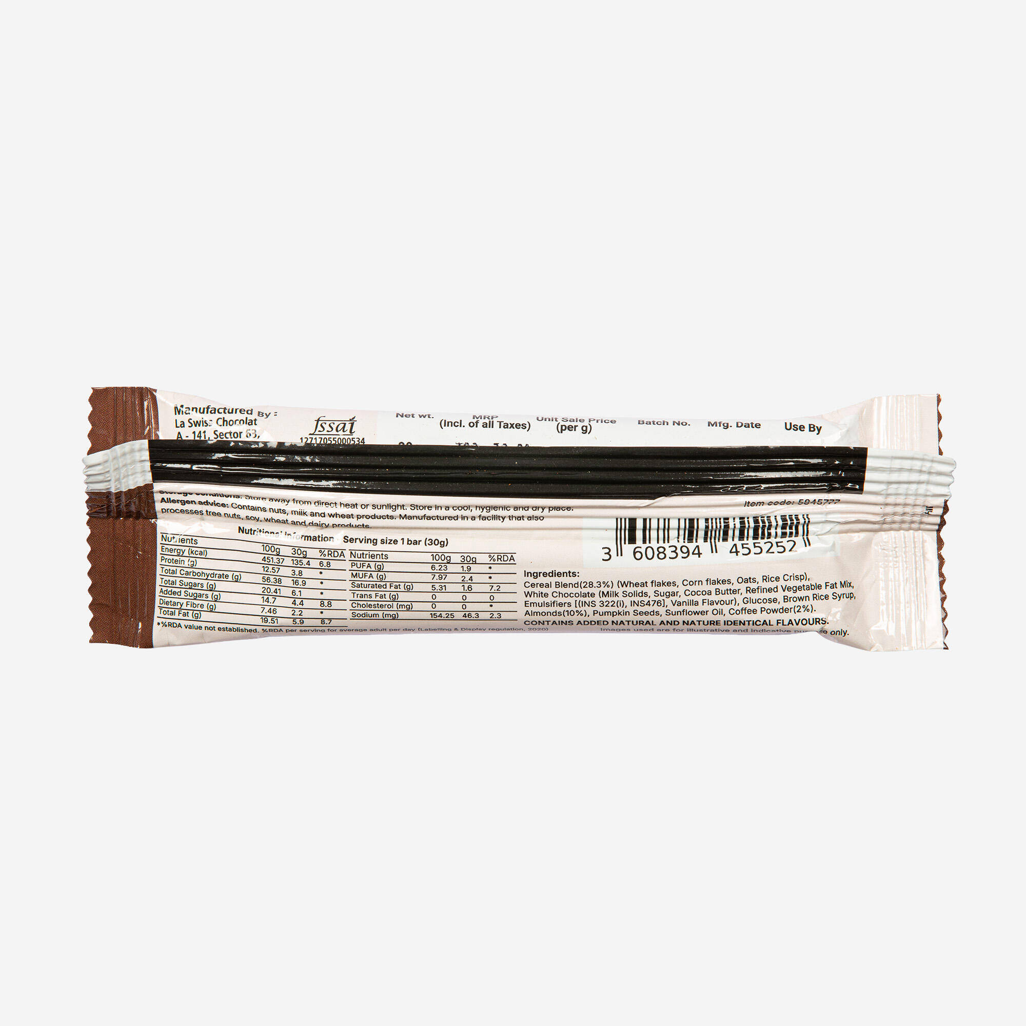 MUESLI BAR CHOCOLATE -  3