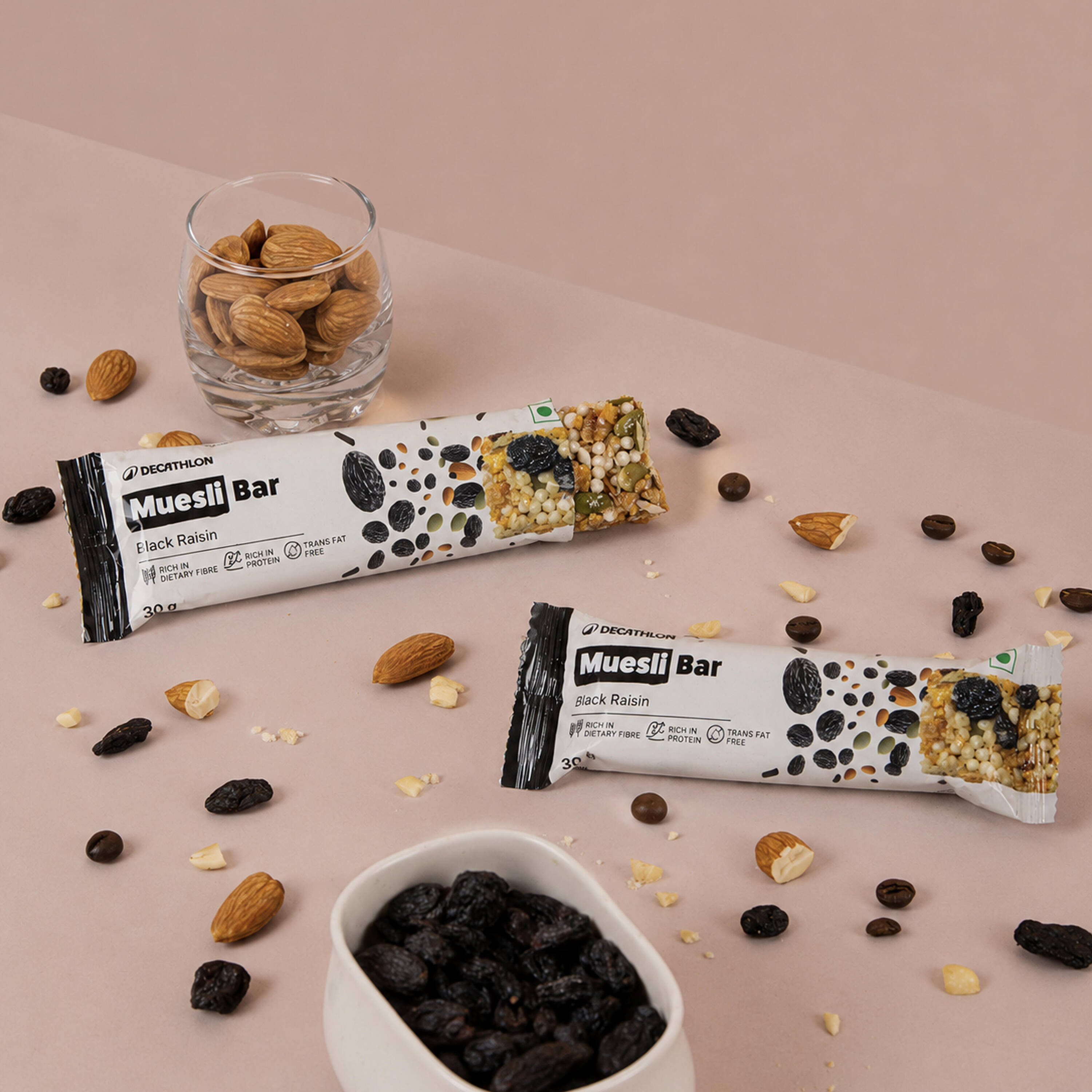 MUESLI BAR Black Raisins | Healthy Nutrition Energy & Breakfast Bar -  4