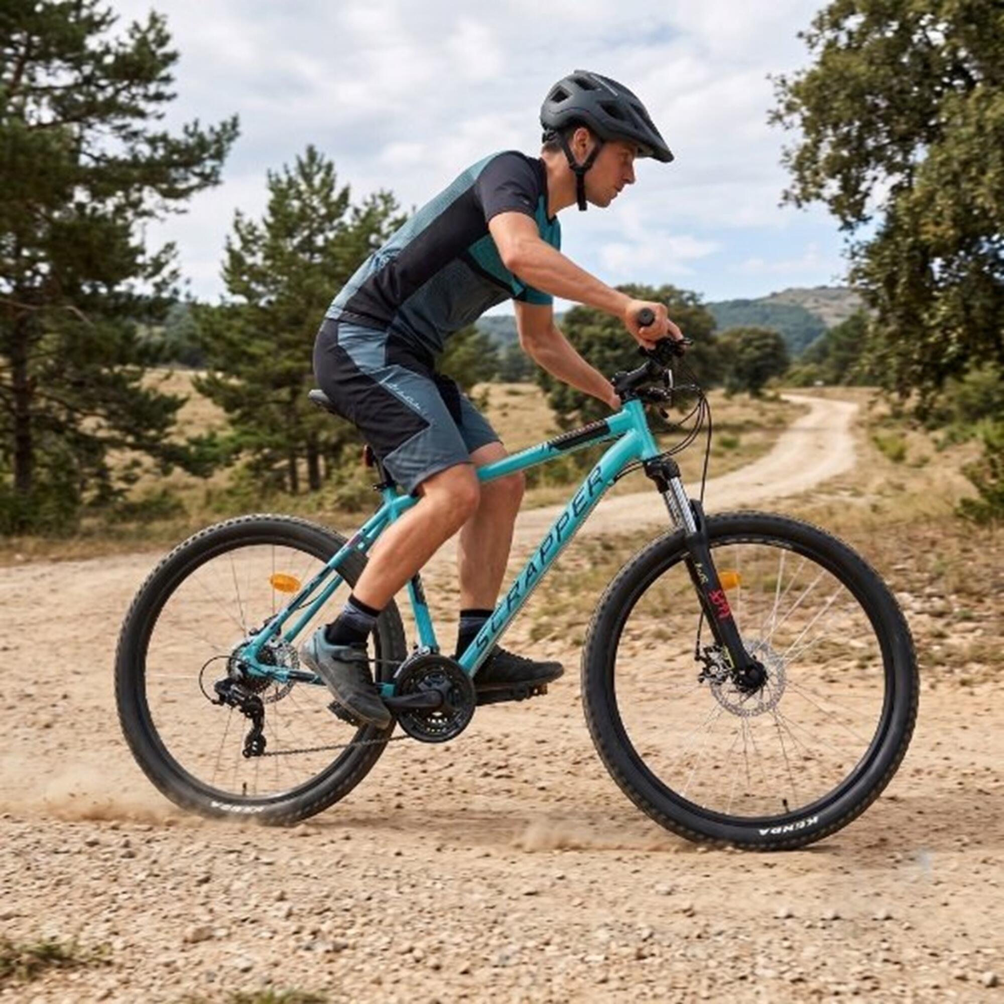 Bici MTB Scrapper 27,5" azzurra 3/9