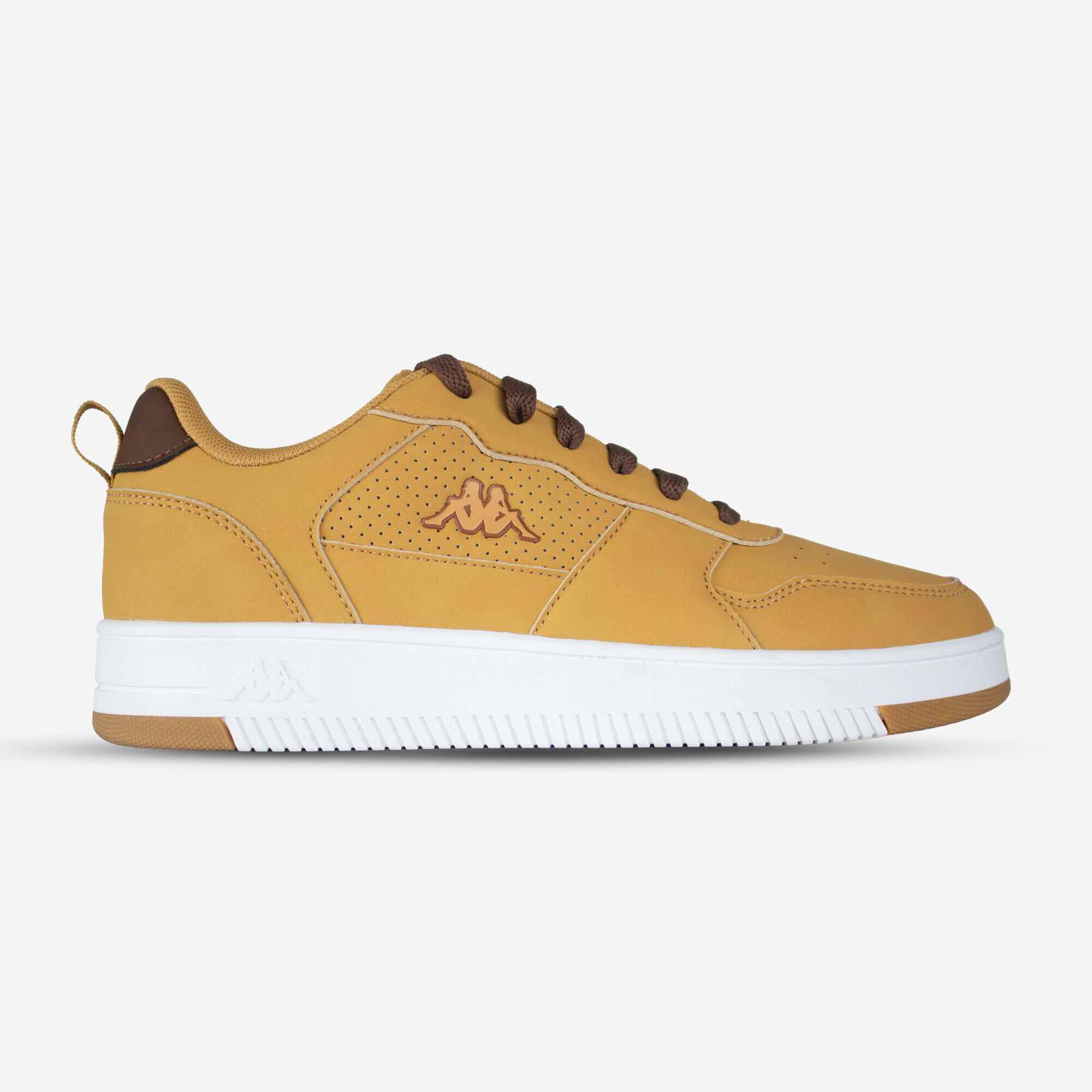 Chaussures de marche quotidienne confortables enfant, Logo Falcon 2, brun 3/4
