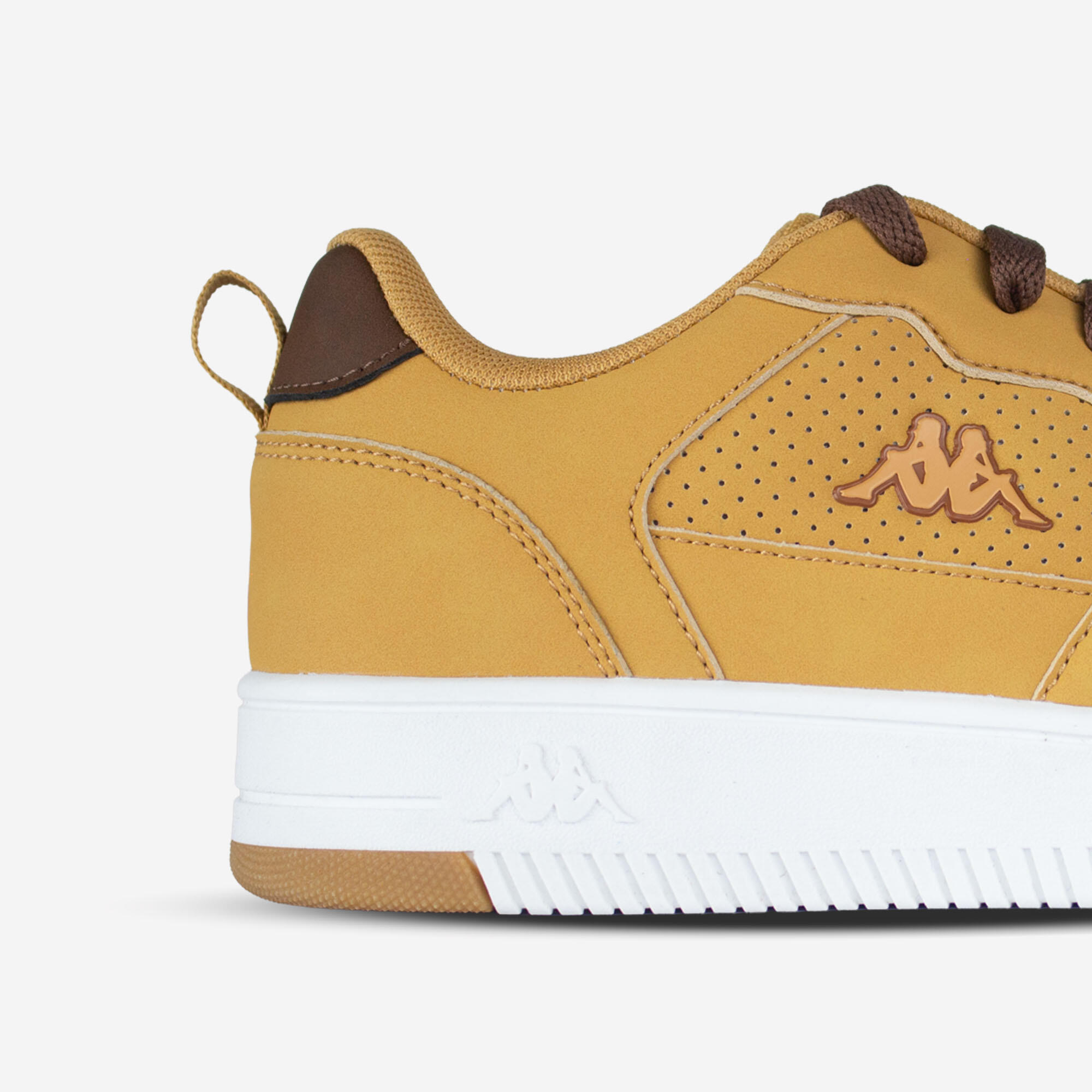 Chaussures de marche quotidienne confortables enfant, Logo Falcon 2, brun 4/4