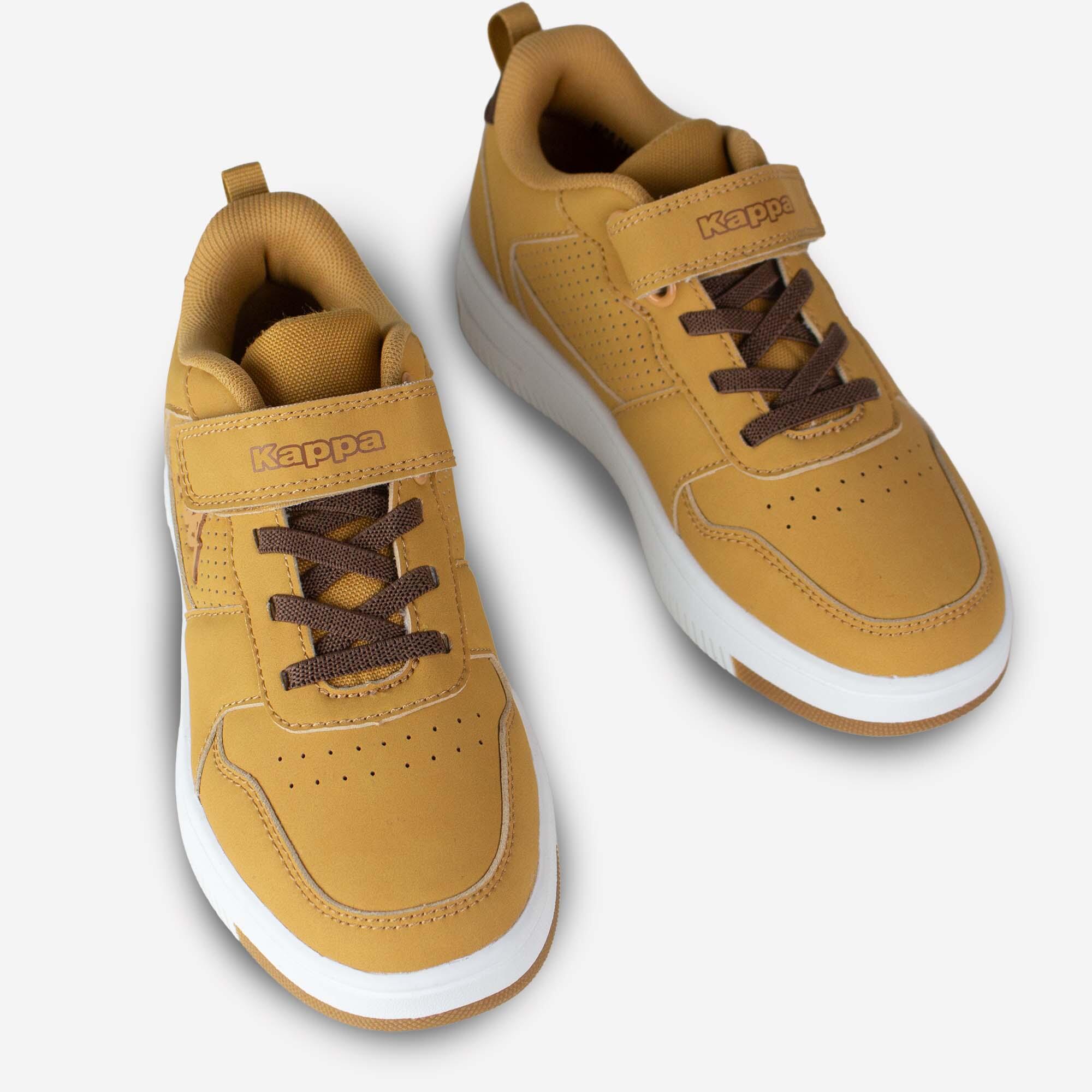 Chaussures de marche quotidienne confortables enfant, Logo Falcon 2, brun 5/5