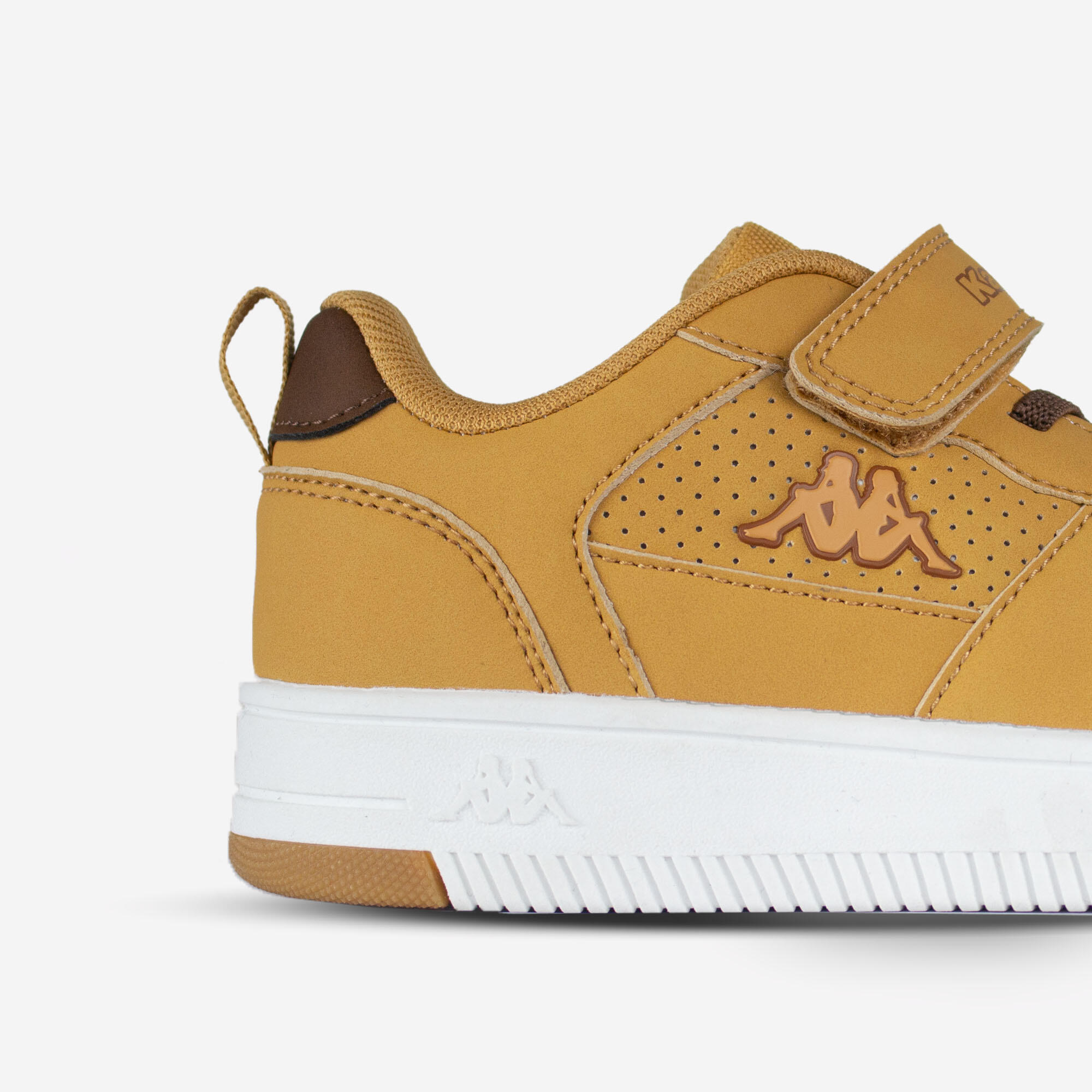 Chaussures de marche quotidienne confortables enfant, Logo Falcon 2, brun 3/5