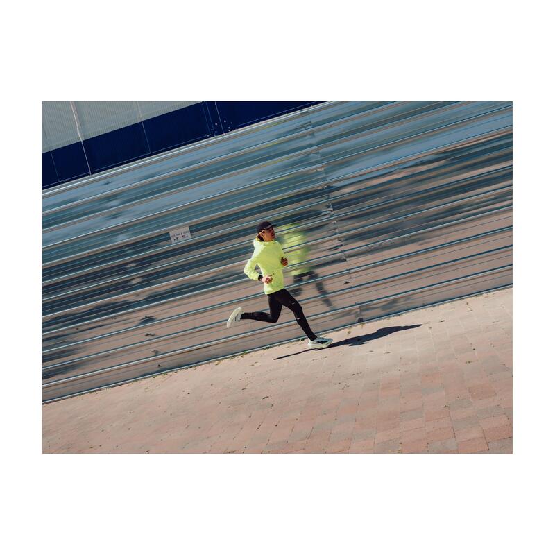Geacă antivânt fluorescentă Kiprun Run Core PPE galben fluorescent bărbați