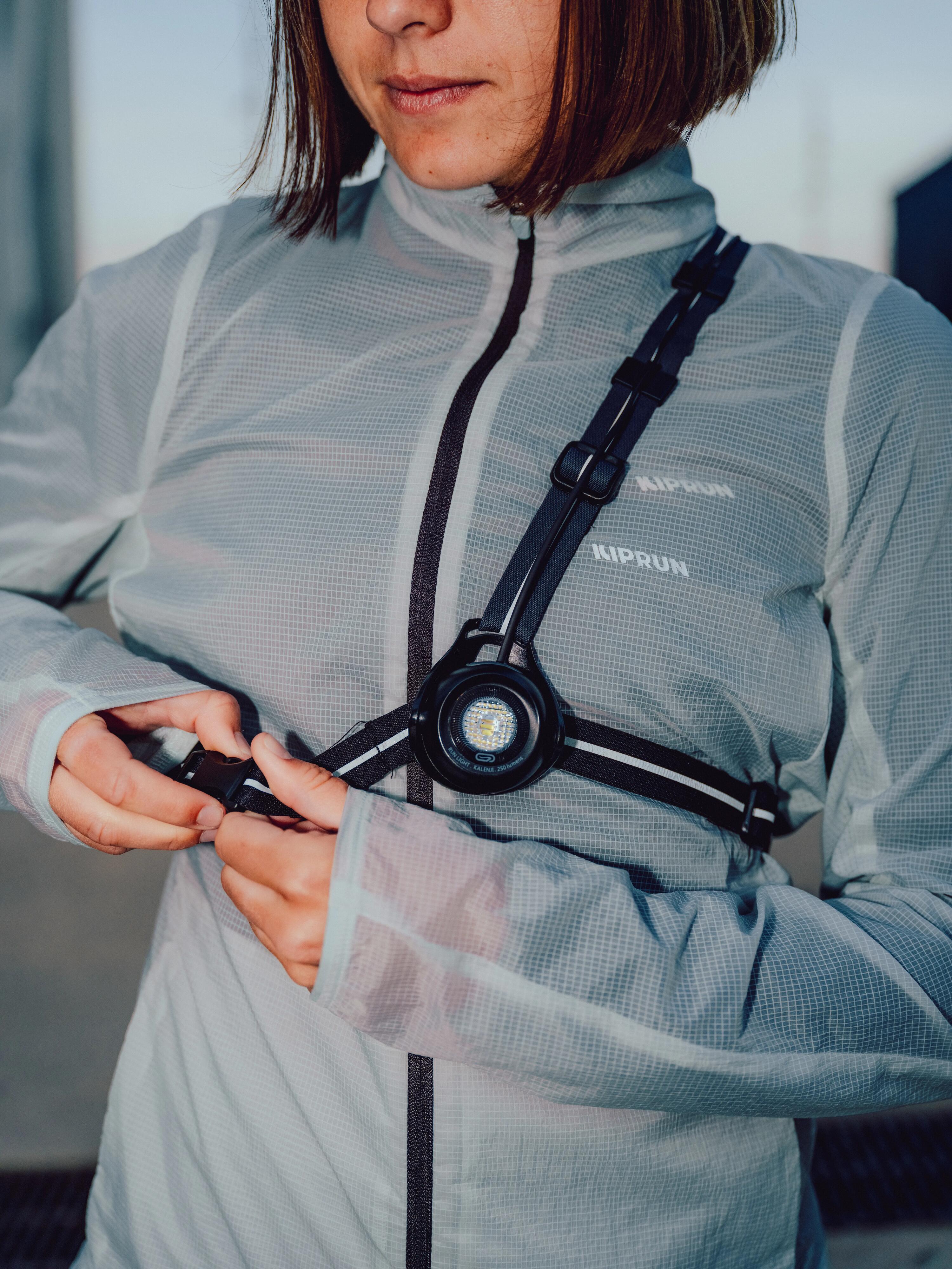 Manteau de course à pied coupe-vent femme, Run 500 17/17