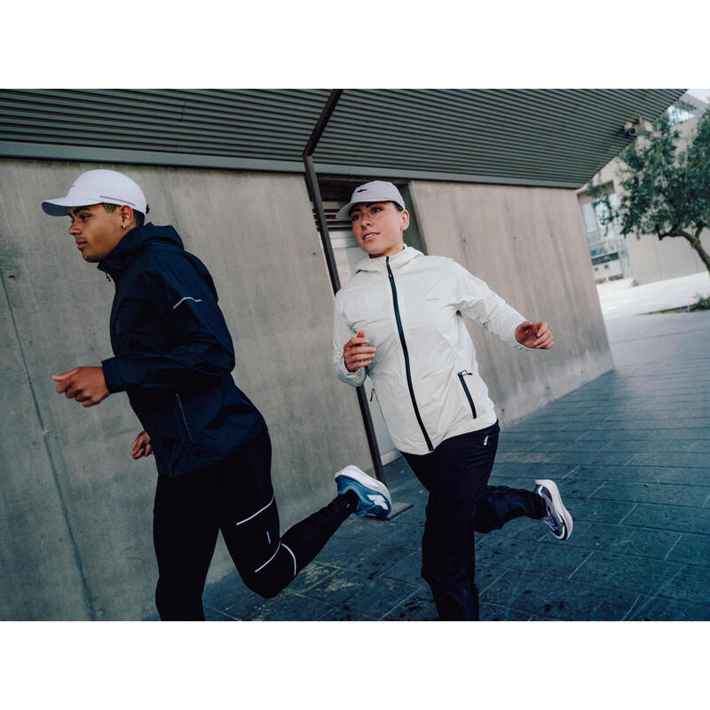 Pantalon impermeabil alergare jogging și trail KIPRUN Run 900 Rain Negru Damă 