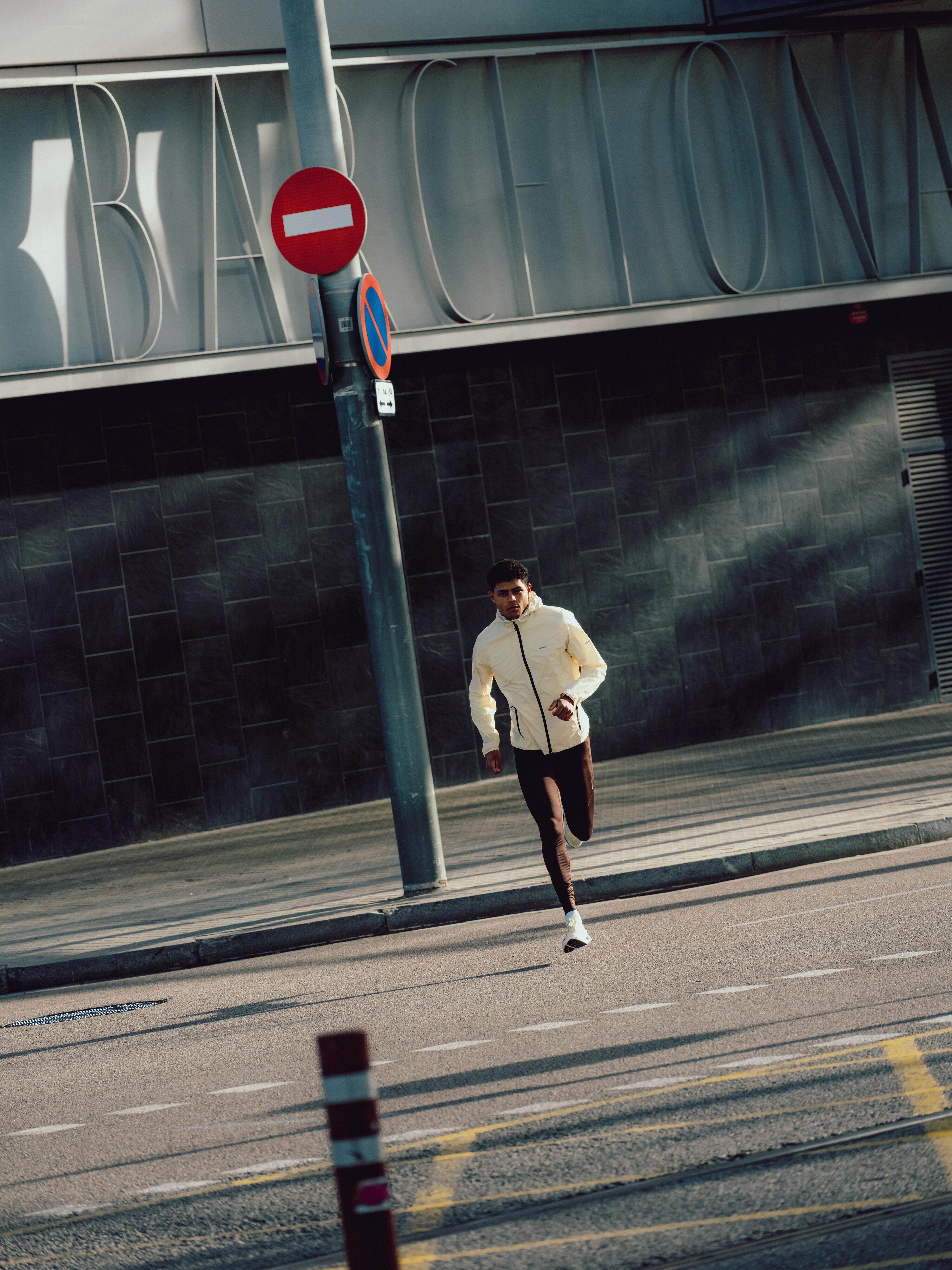 Collant de course respirant homme, Run Flow 7/15