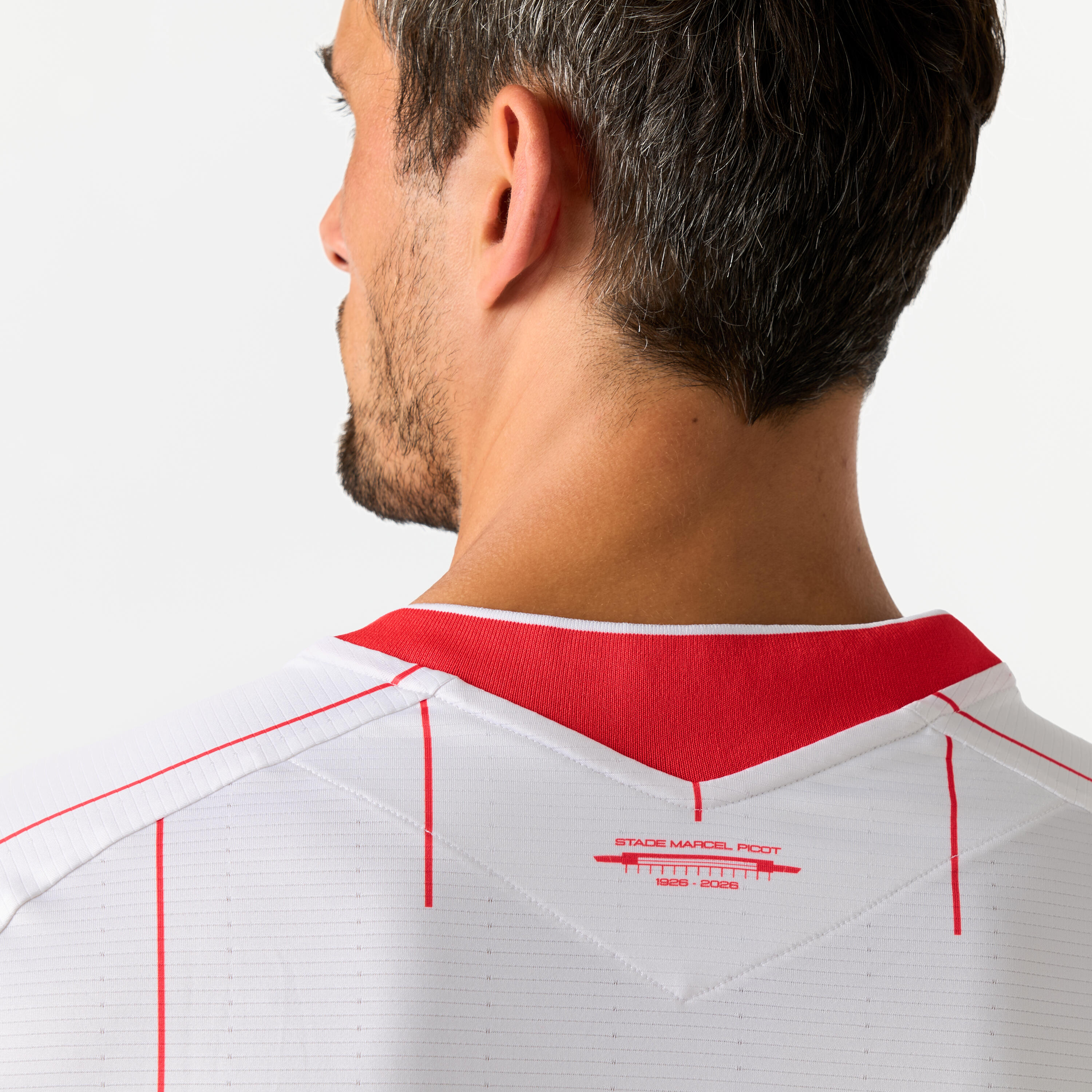 MAILLOT OFFICIEL AS NANCY LORRAINE  ADULTE BLANC DOMICILE SAISON 26/27 5/6