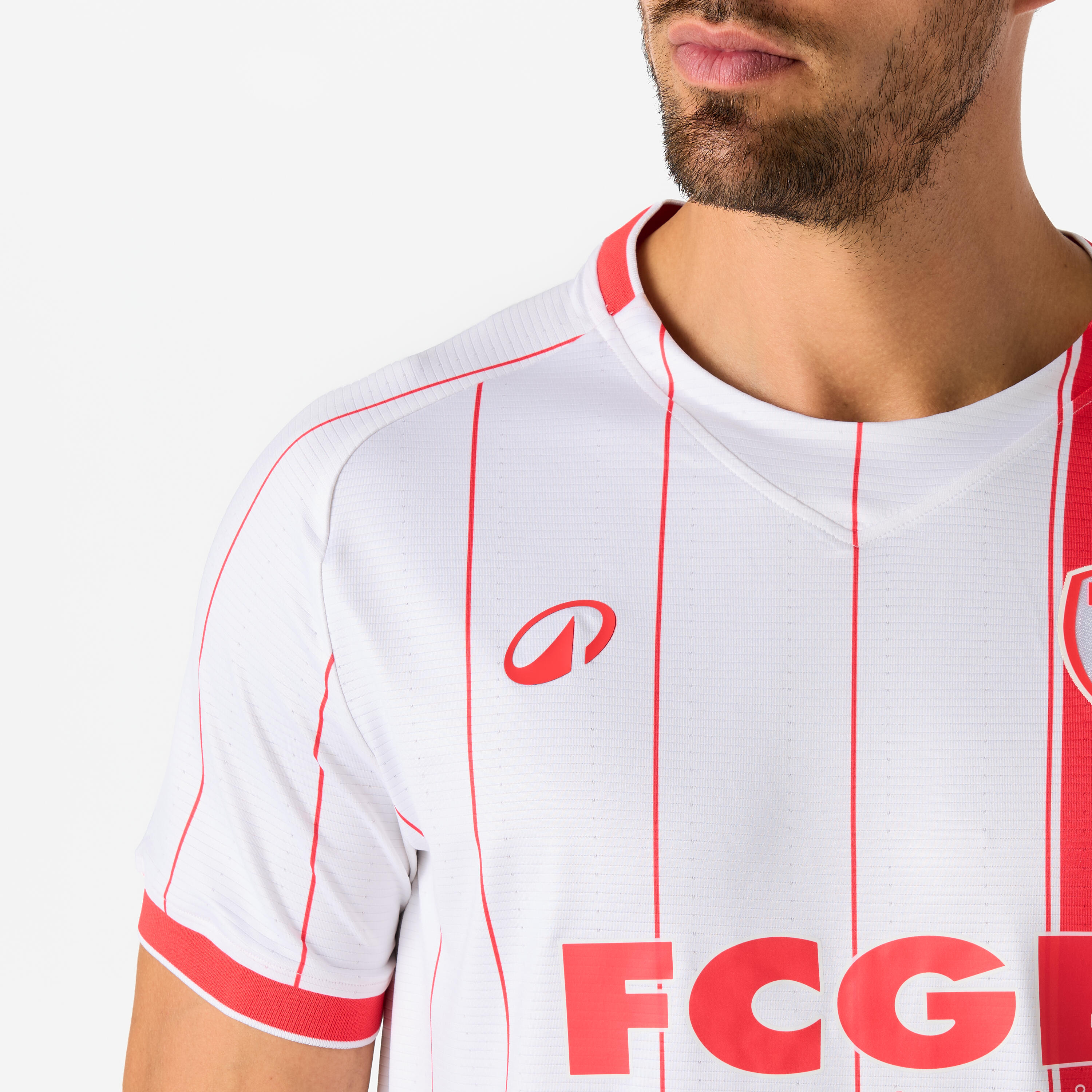 MAILLOT OFFICIEL AS NANCY LORRAINE  ADULTE BLANC DOMICILE SAISON 26/27 4/6