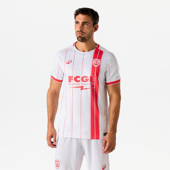 Officieel thuisshirt AS Nancy Lorraine 26/27 voor volwassenen wit
