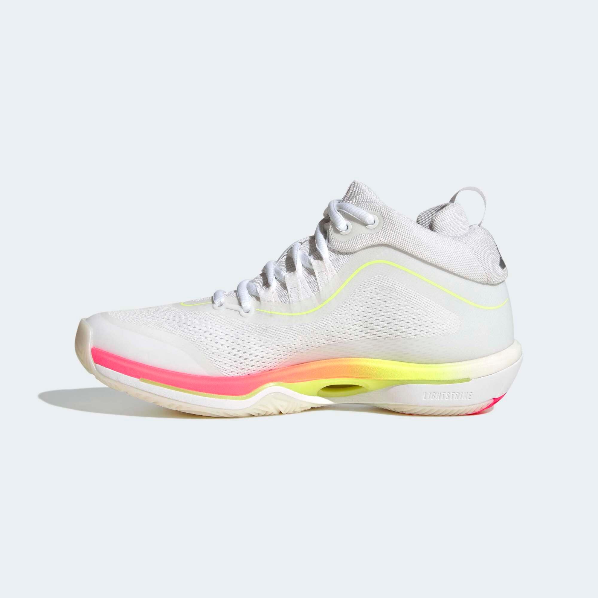 Chaussures de volleyball Adulte - Crazyflight 7 Mid blanc, rose et jaune 9/9
