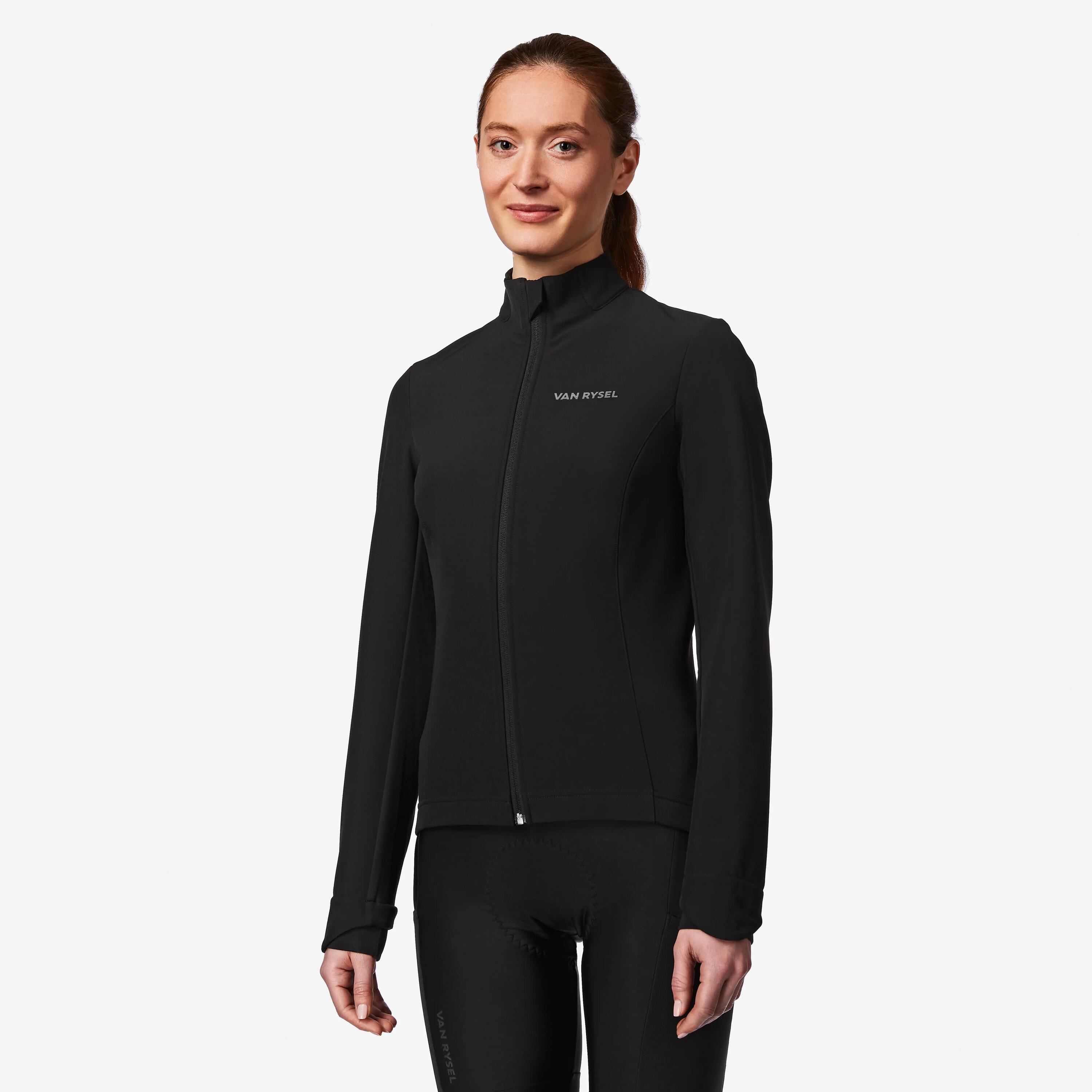Giacca invernale ciclismo donna DISCOVER nera 6/6