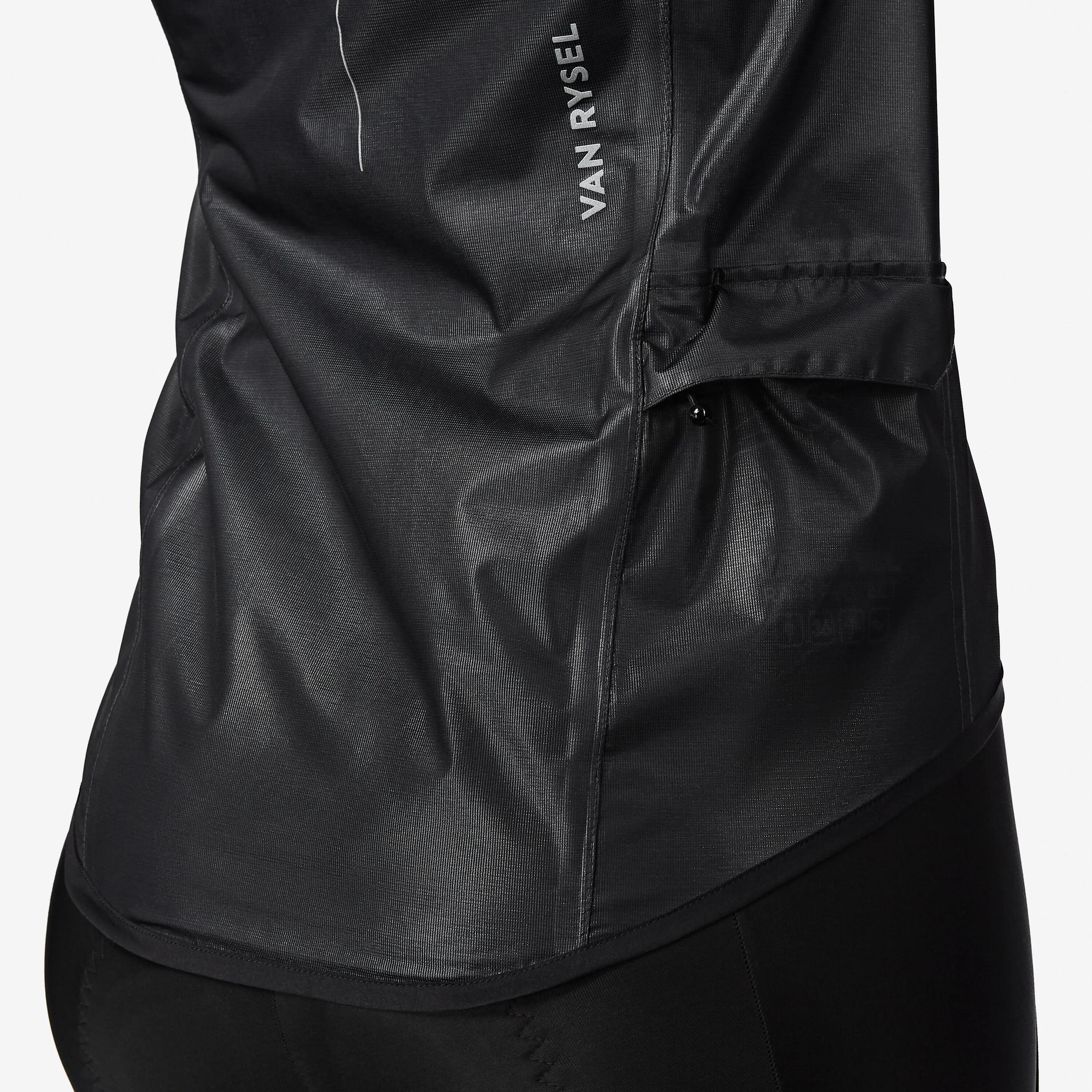 Ultralichte regenjas voor dames RCR zwart 3/8