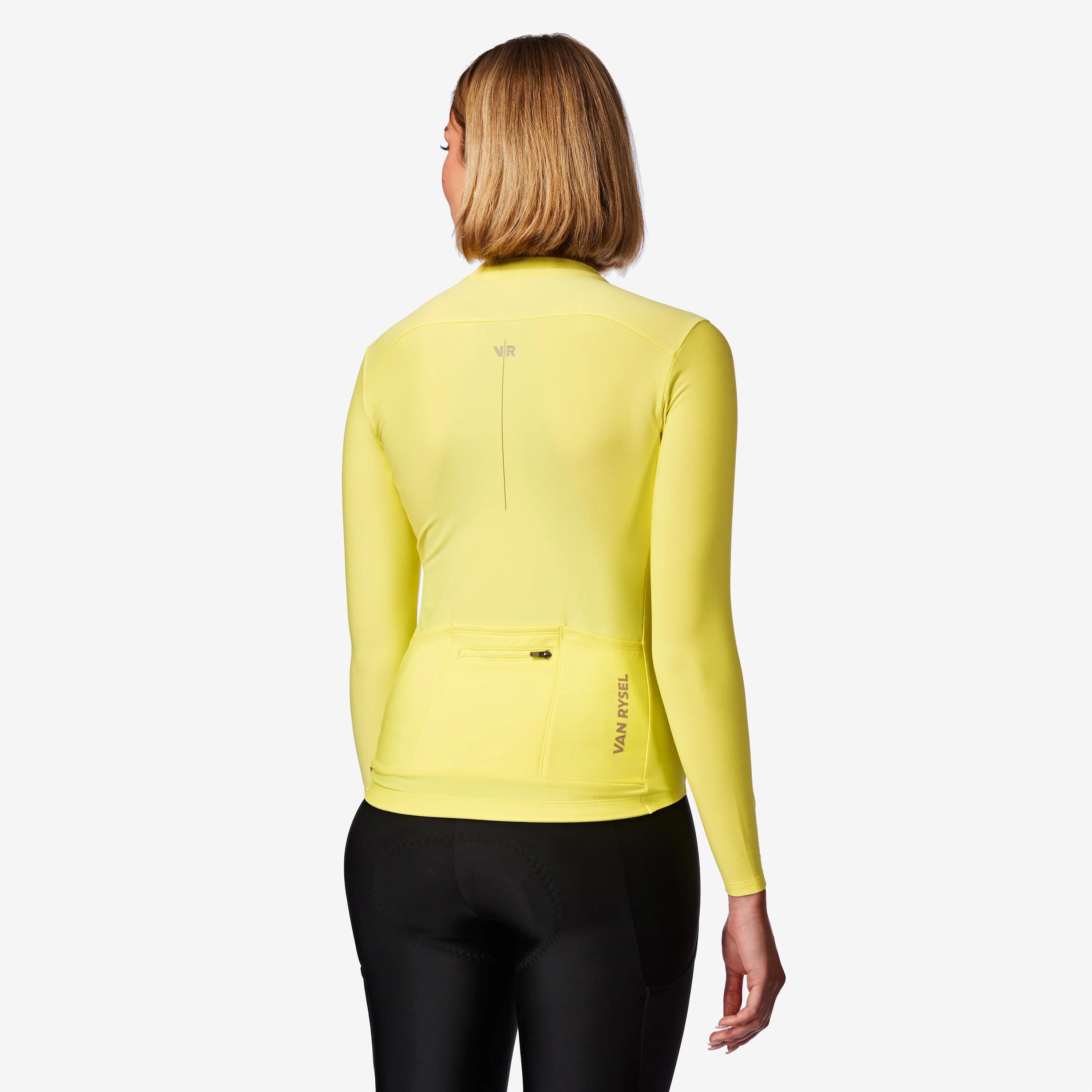 Fietsshirt RCR 2 uniseks geel 2/8