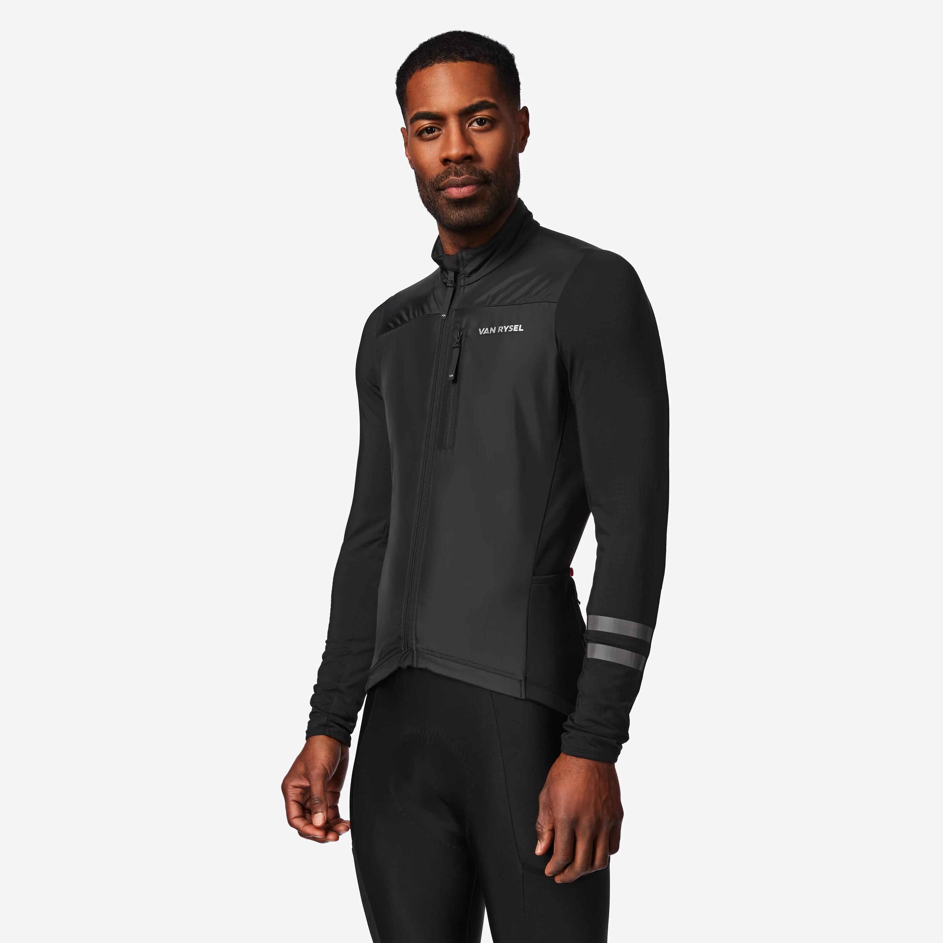 Maglia manica lunga ciclismo uomo EDR nera 9/9