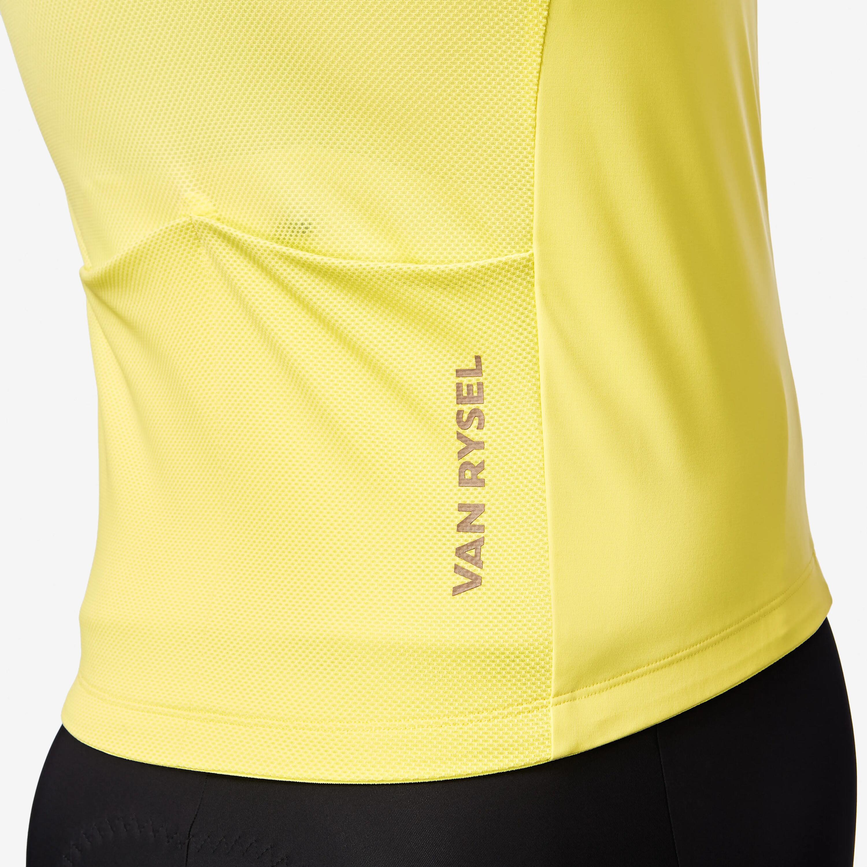 Gilet antivento ciclismo uomo RCR giallo 4/8