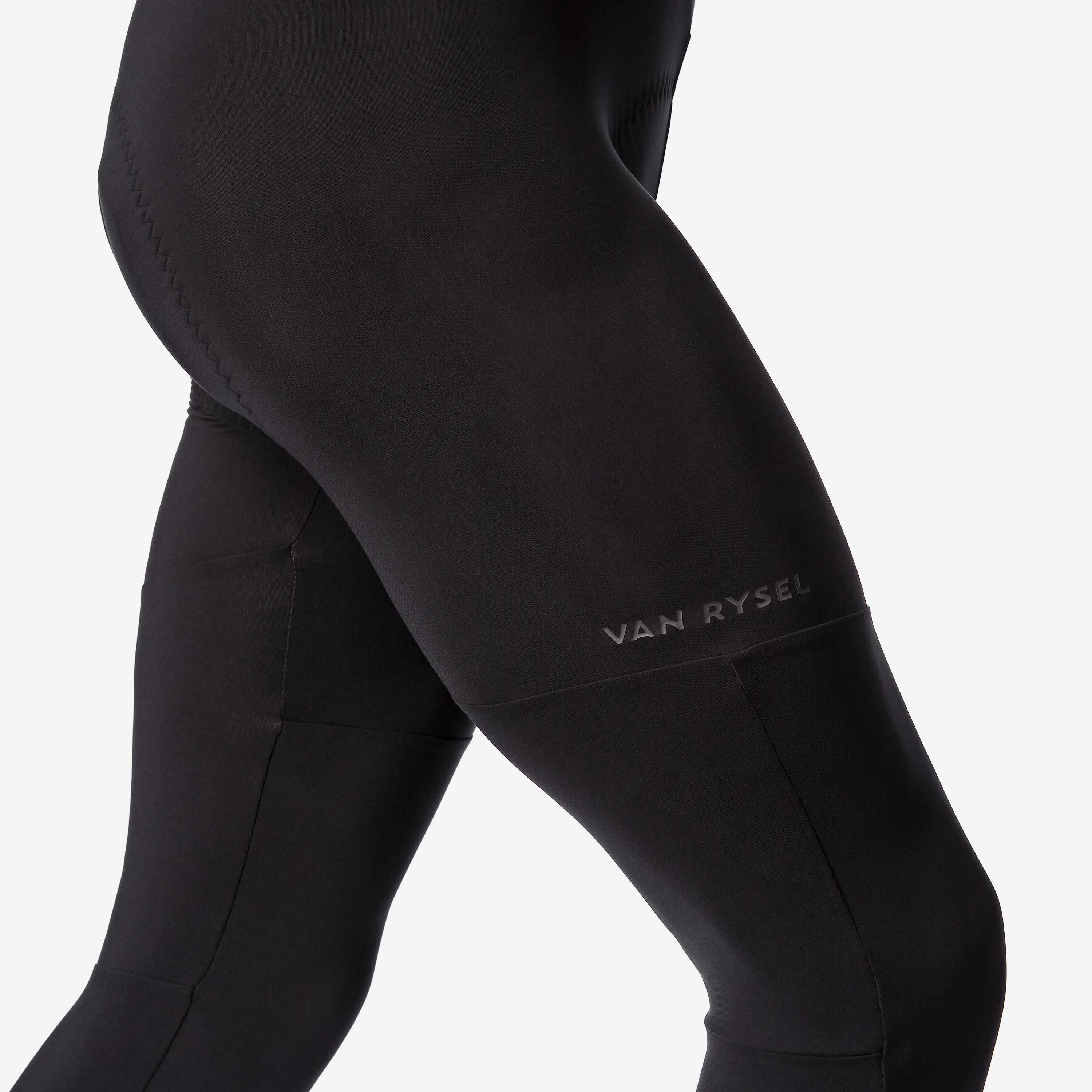 Radhose lang Rennrad Winter „EDR Discover 2“ Herren schwarz  3/5