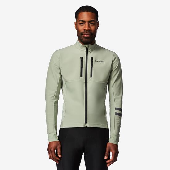 Veste de vélo de route hiver homme, EDR vert
