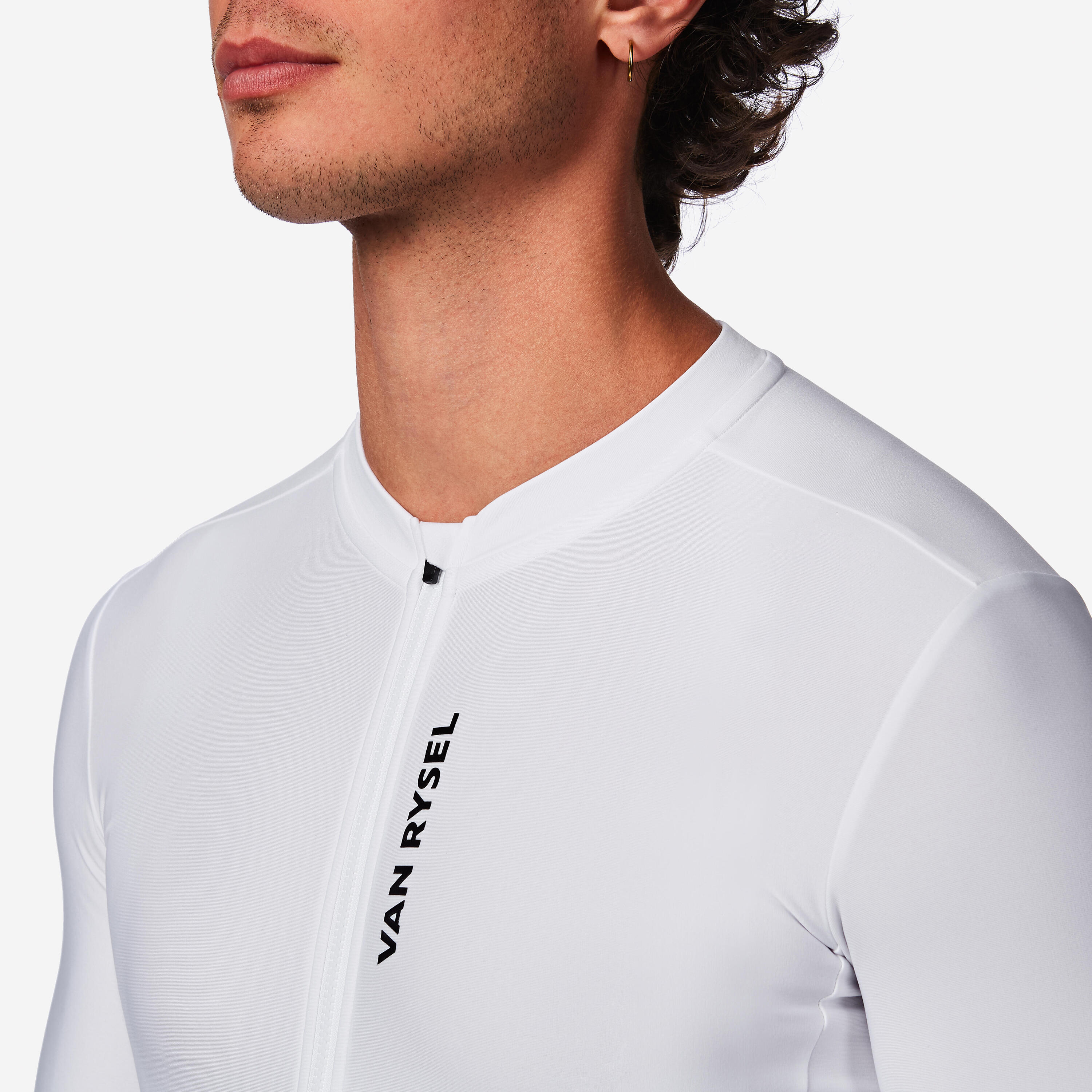 Mid-Season Long-Sleeved Road Cycling Jersey, Racer 2 4/7