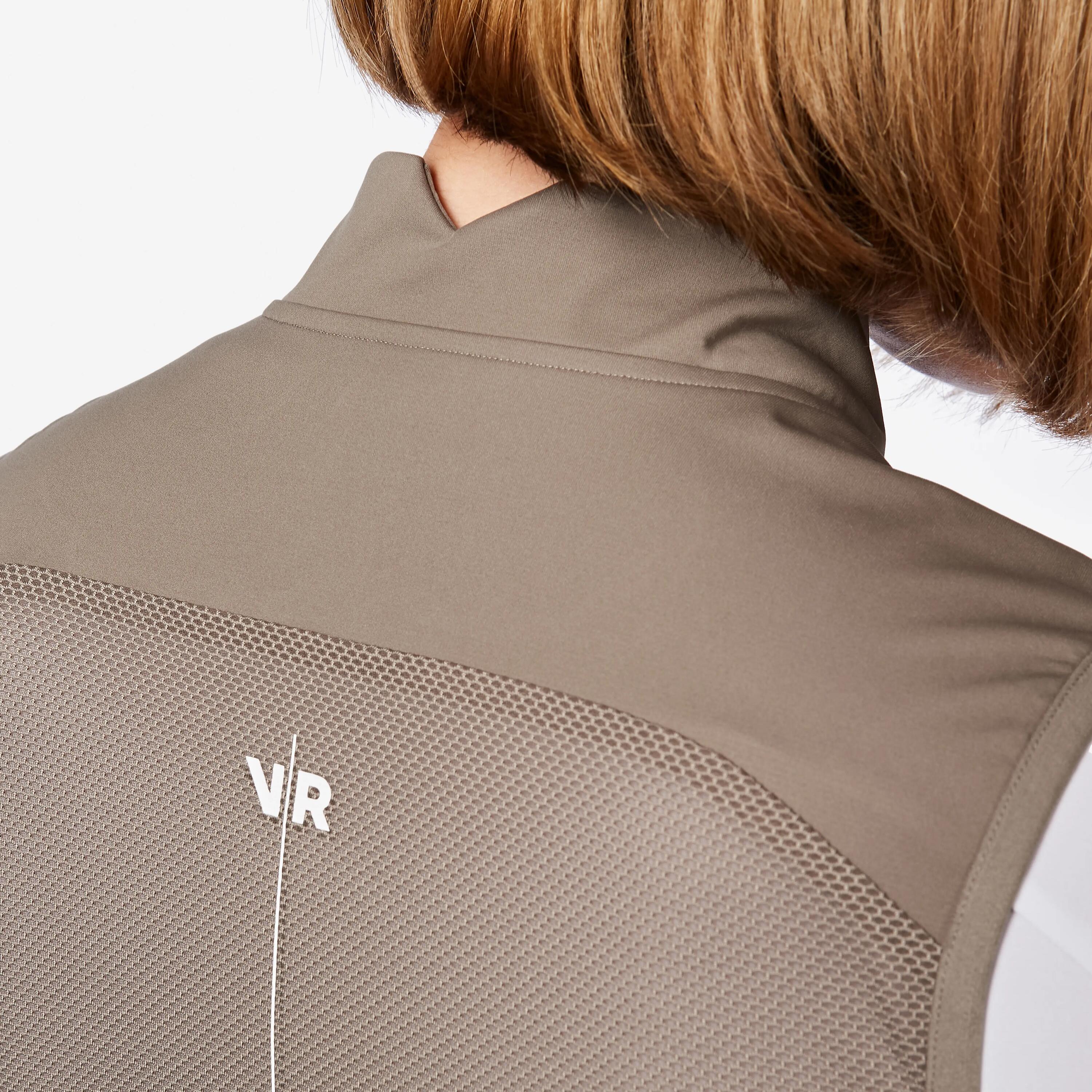 Veste sans manches de vélo de route coupe-vent femme, RCR 6/8