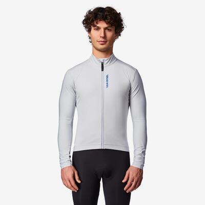 Giacca invernale ciclismo uomo Van Rysel RACER 2 nera idrorepellente antivento