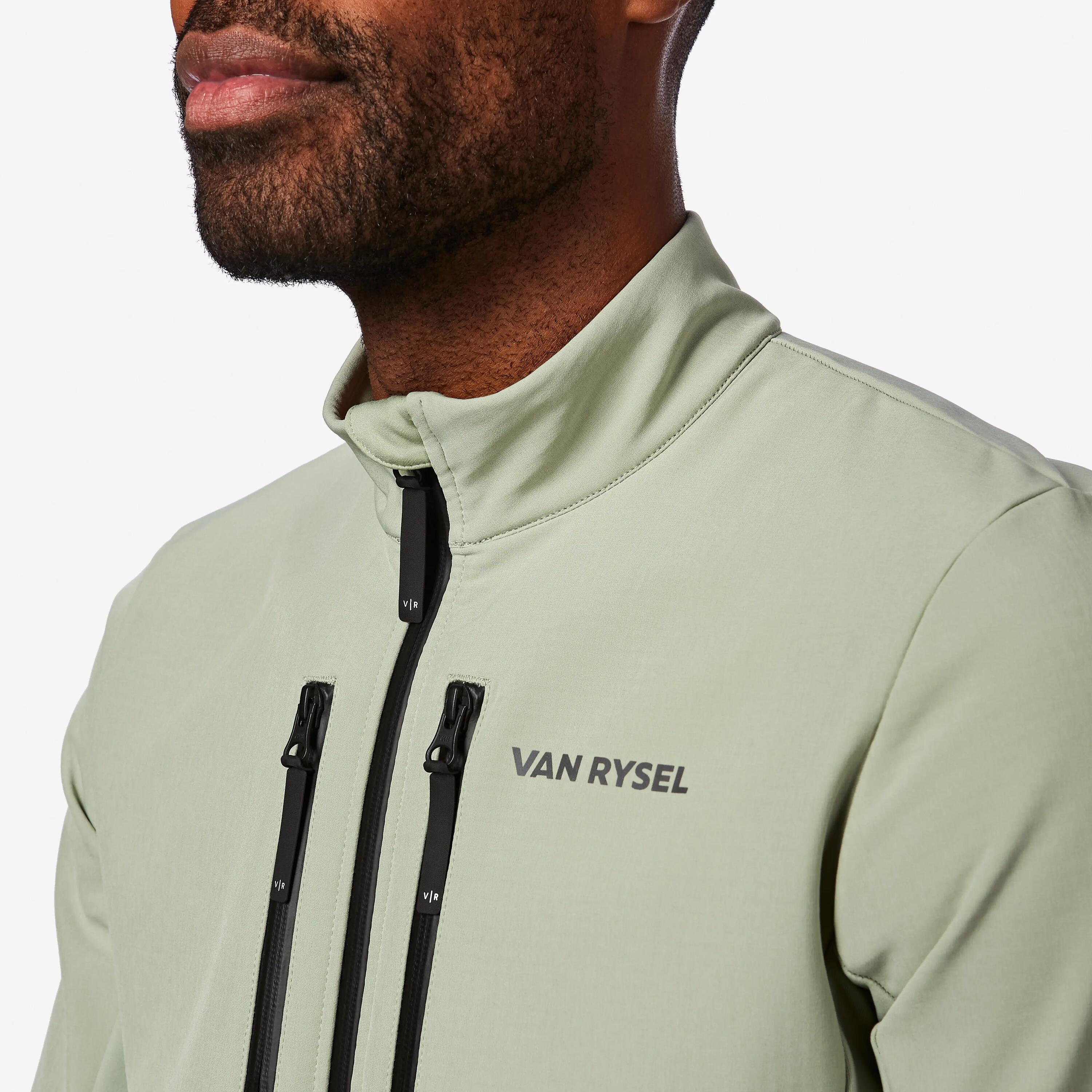 Veste de vélo de route hiver homme, EDR vert 7/11