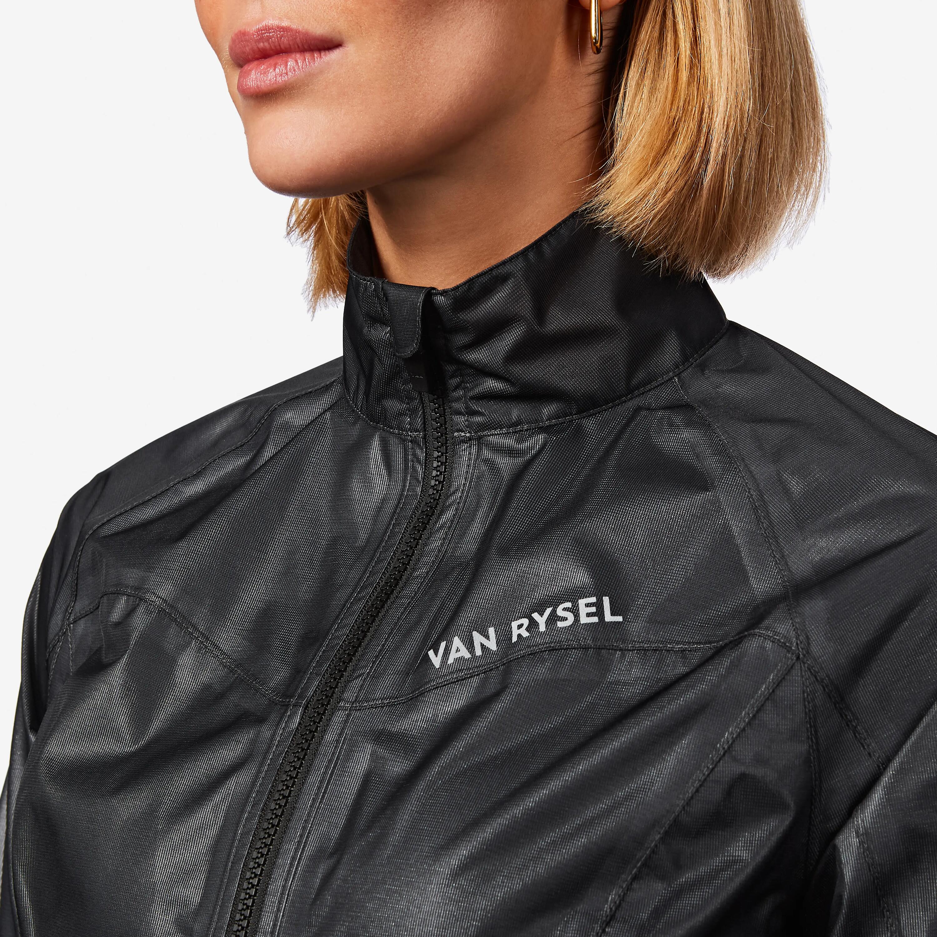 Ultralichte regenjas voor dames RCR zwart 4/8