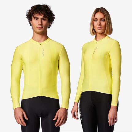 Maillot manches longues de vélo de route mi-saison unisexe, RCR 2 lila