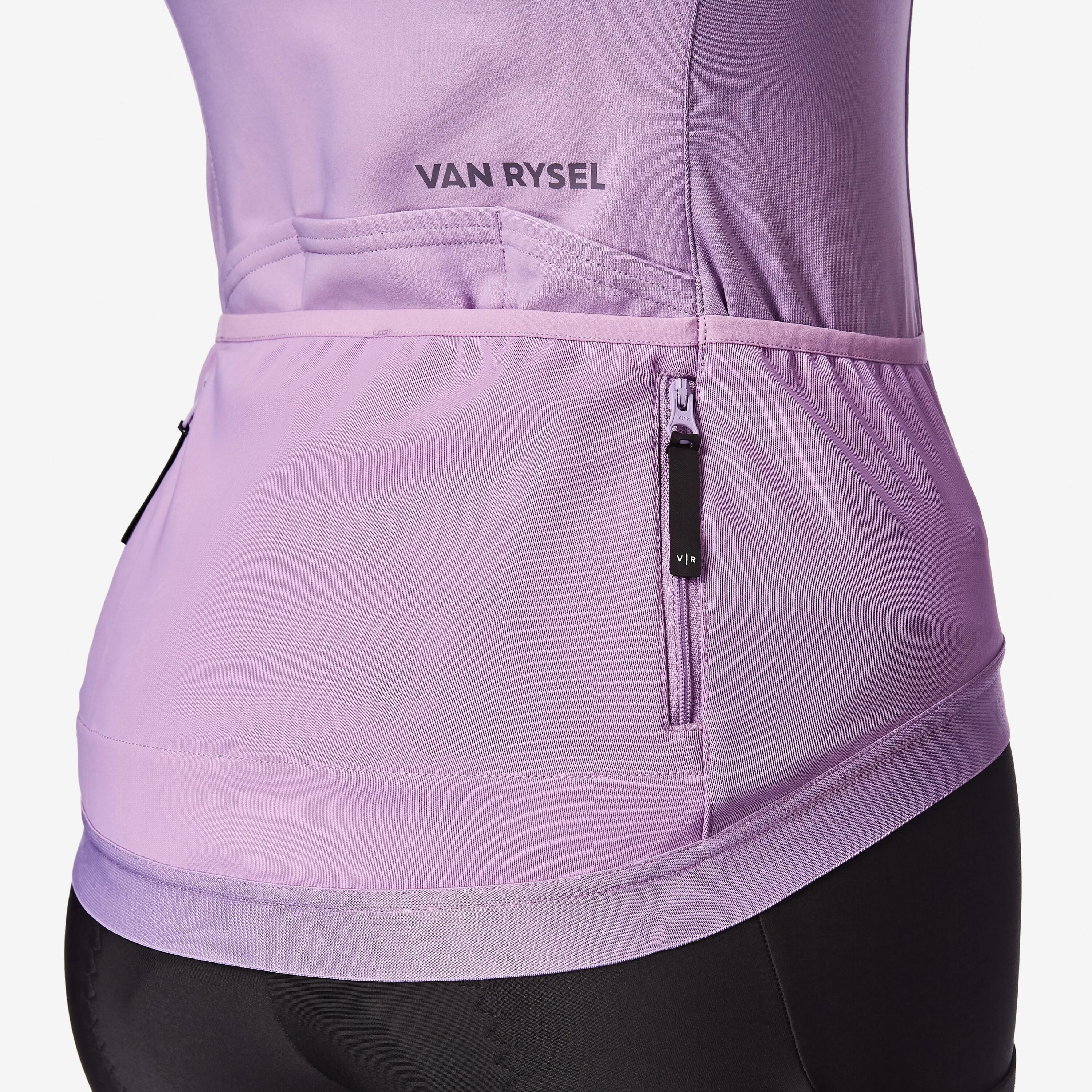 Casaco de Ciclismo de Estrada Inverno Mulher EDR Violeta 4/11