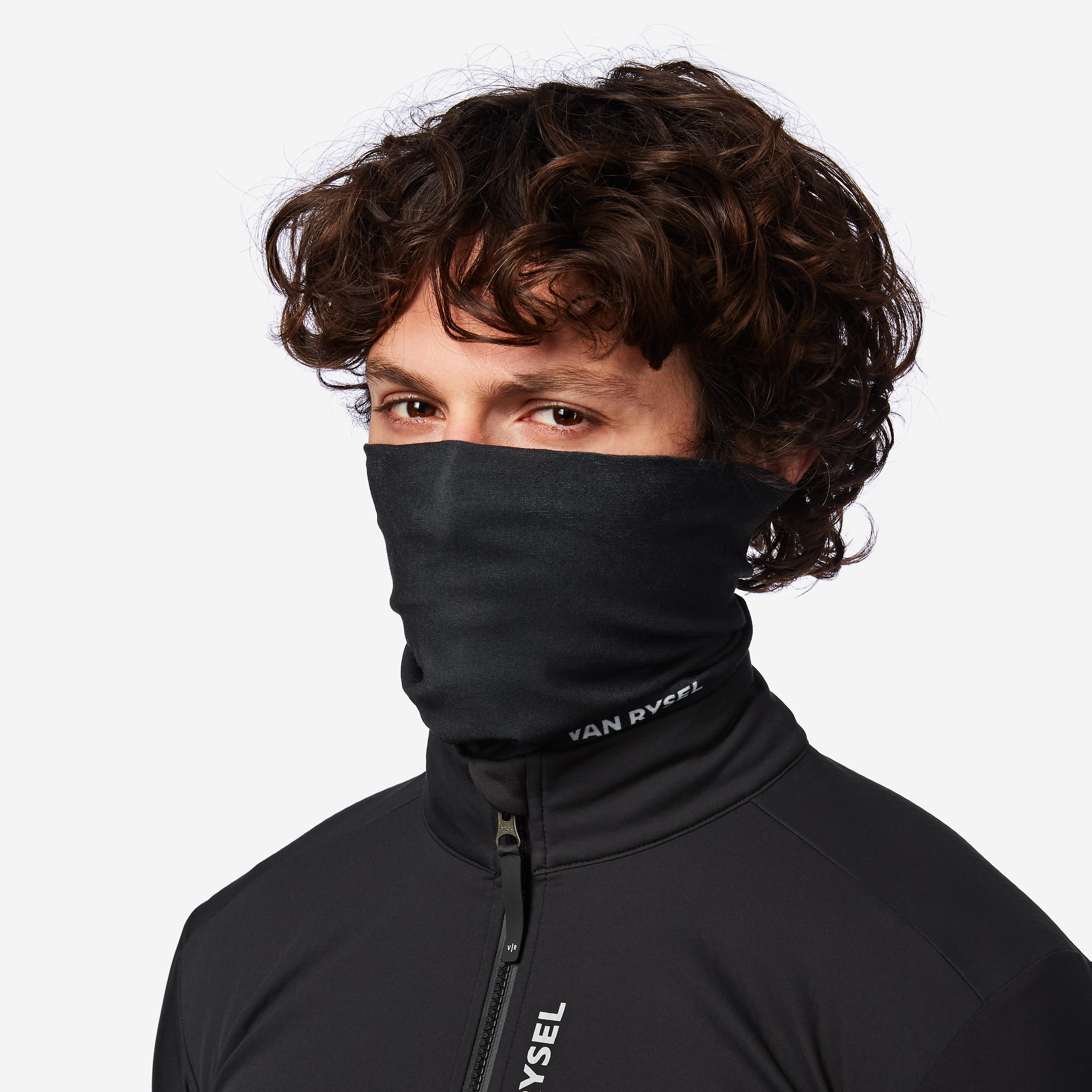 Fleece neck warmer, 500 black