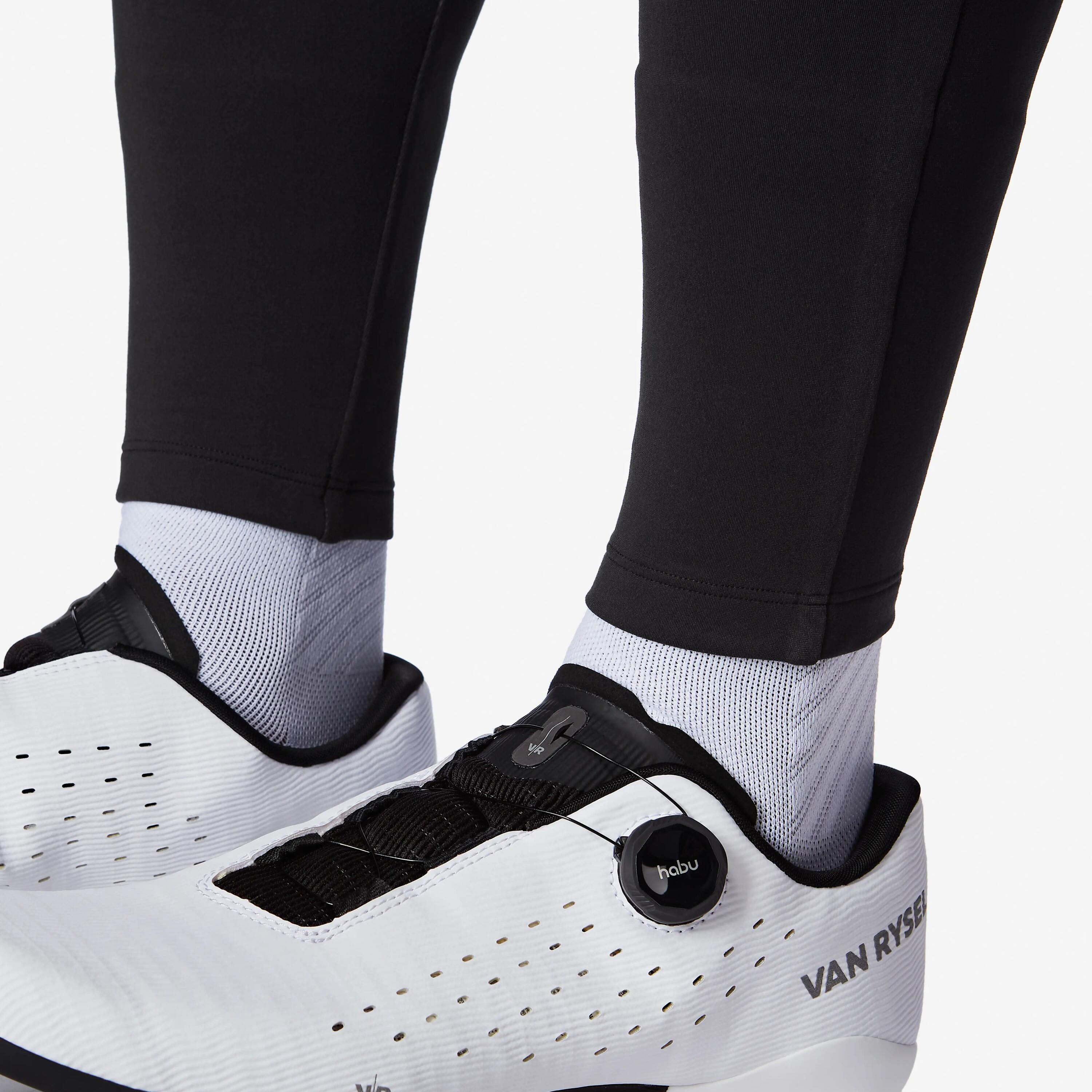 Radhose lang Rennrad Winter „EDR Discover 2“ Herren schwarz  4/5