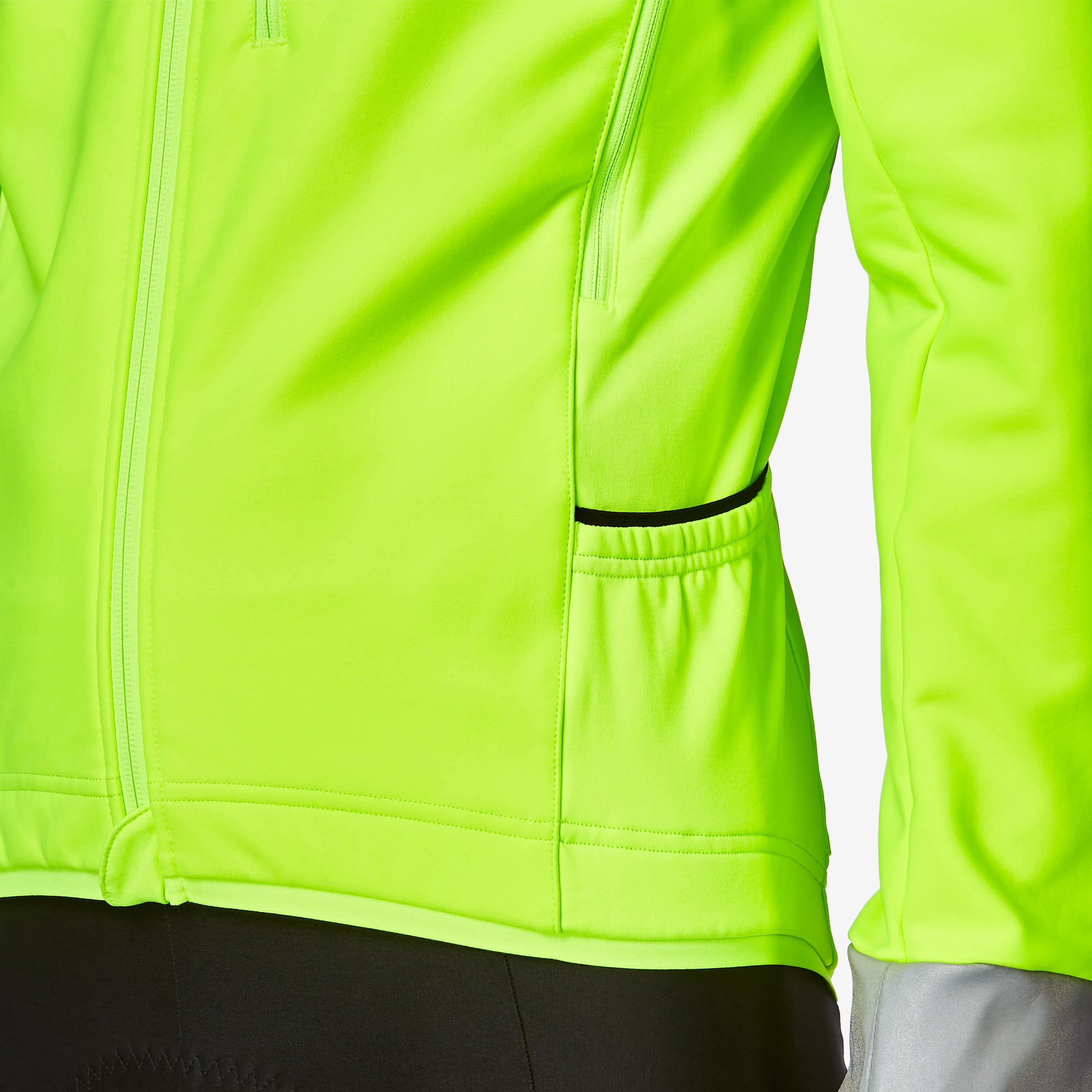 EDR EN17353 winter reflective road bike jacket fluorescent  5/10