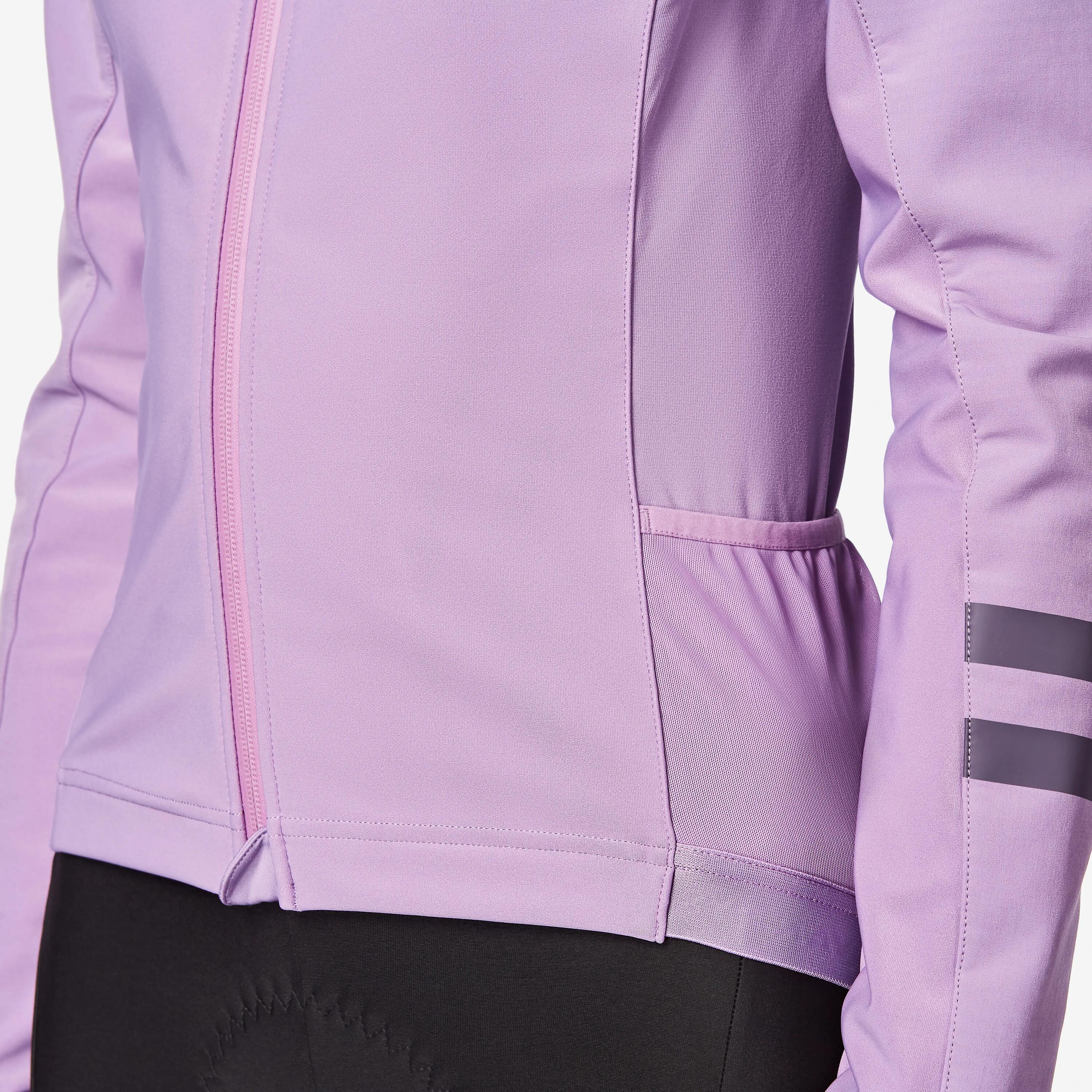 Casaco de Ciclismo de Estrada Inverno Mulher EDR Violeta 6/11