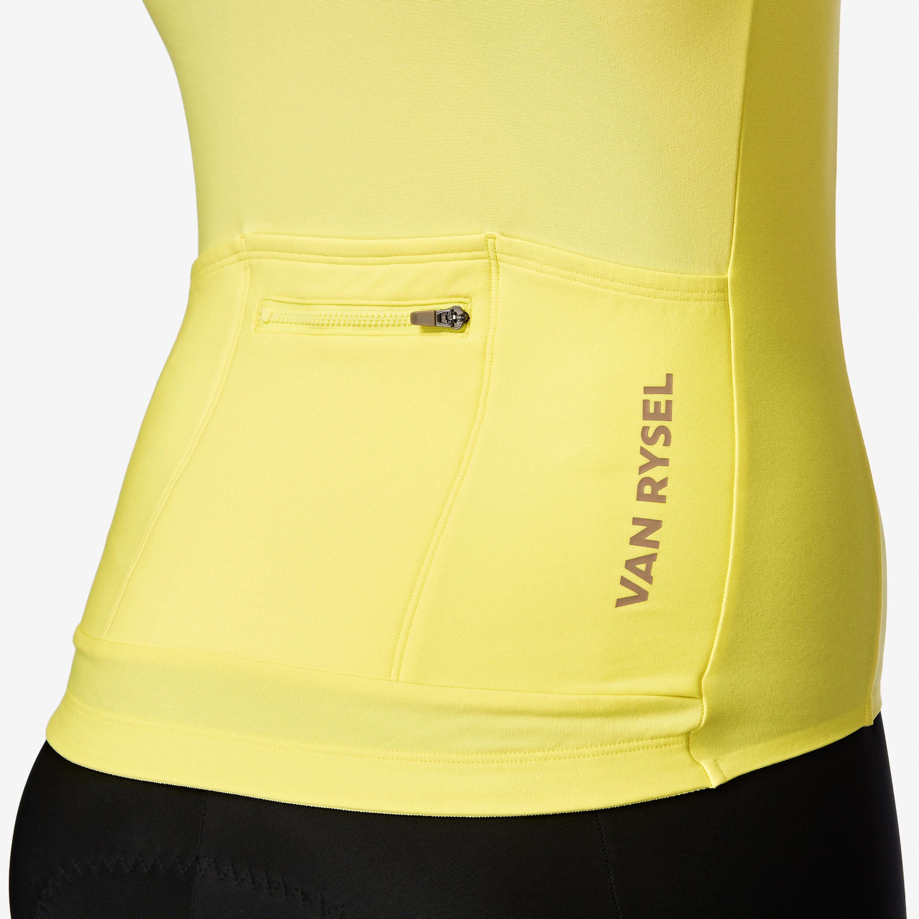Fietsshirt RCR 2 uniseks geel 4/8