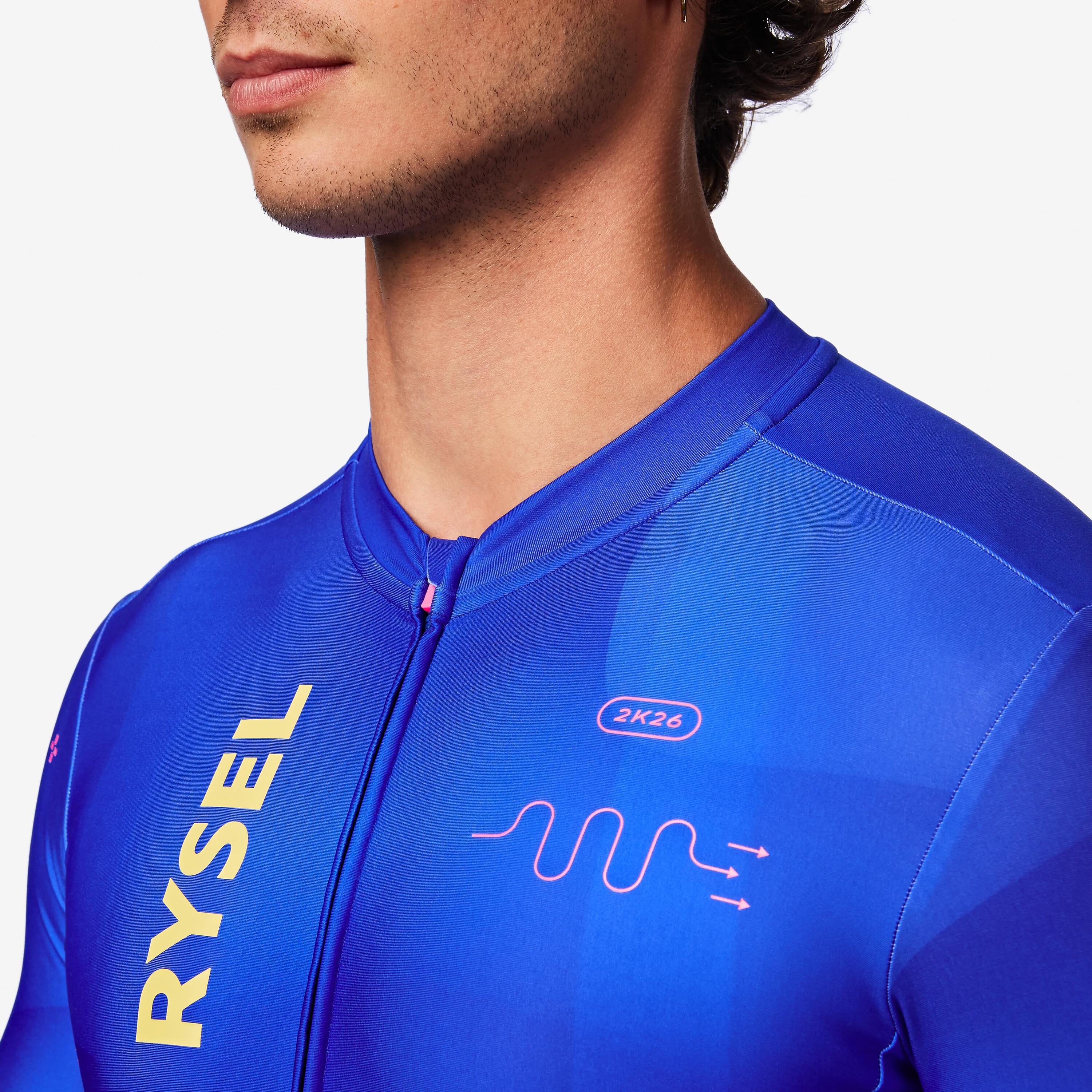 Fietsshirt RCR-R 2 uniseks blauw 5/10