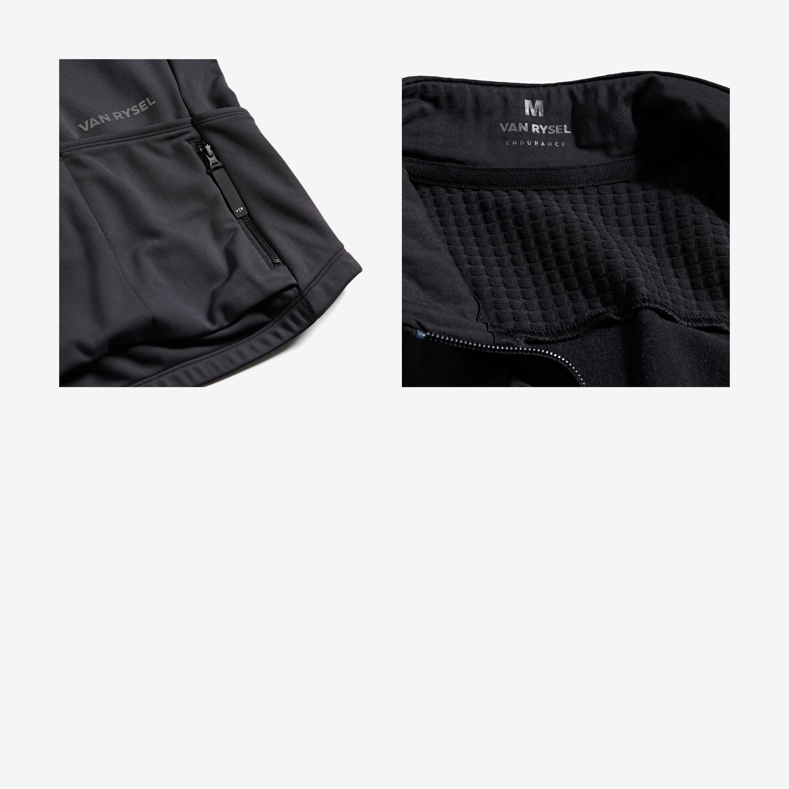 Maglia manica lunga ciclismo uomo EDR nera 8/9