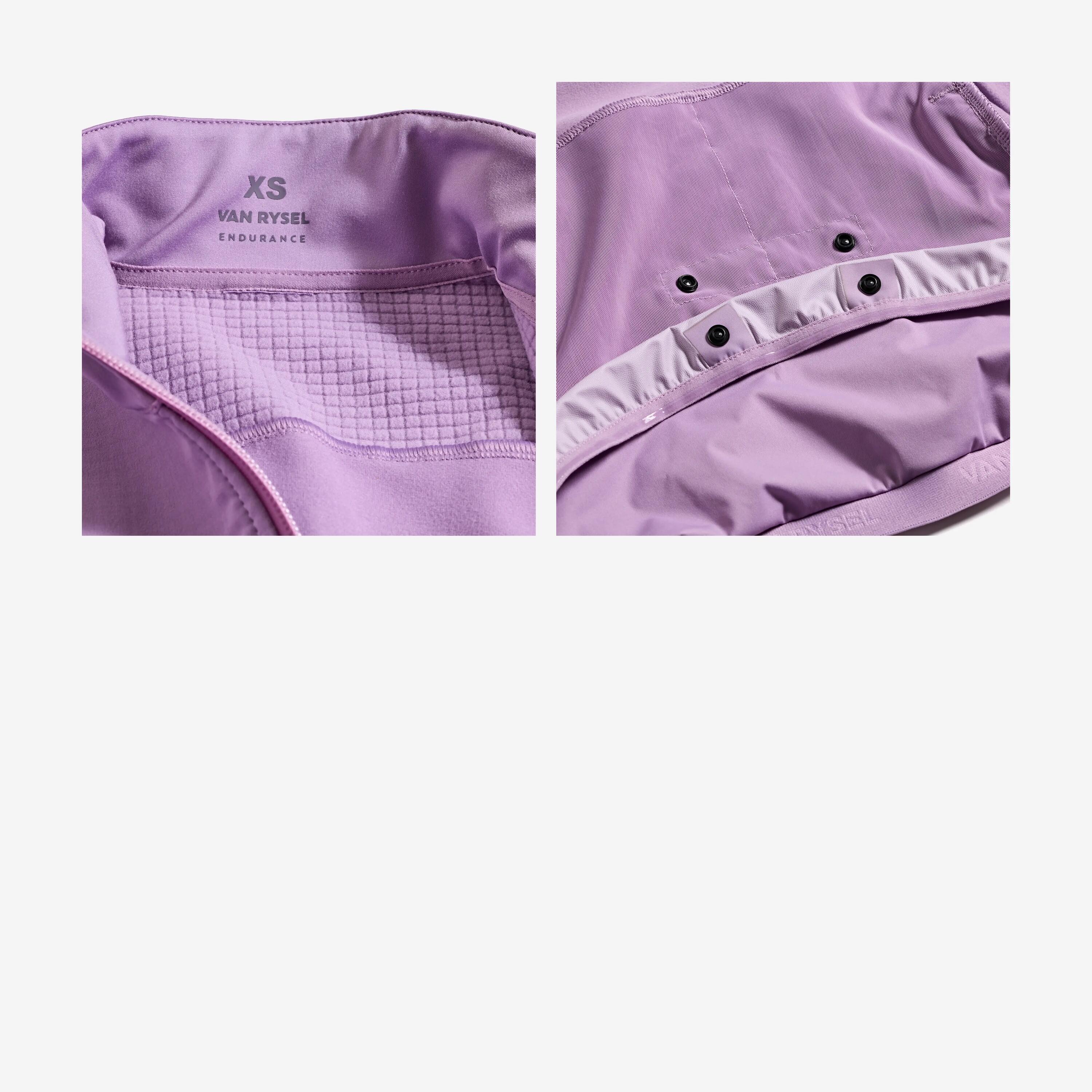 Casaco de Ciclismo de Estrada Inverno Mulher EDR Violeta 11/11