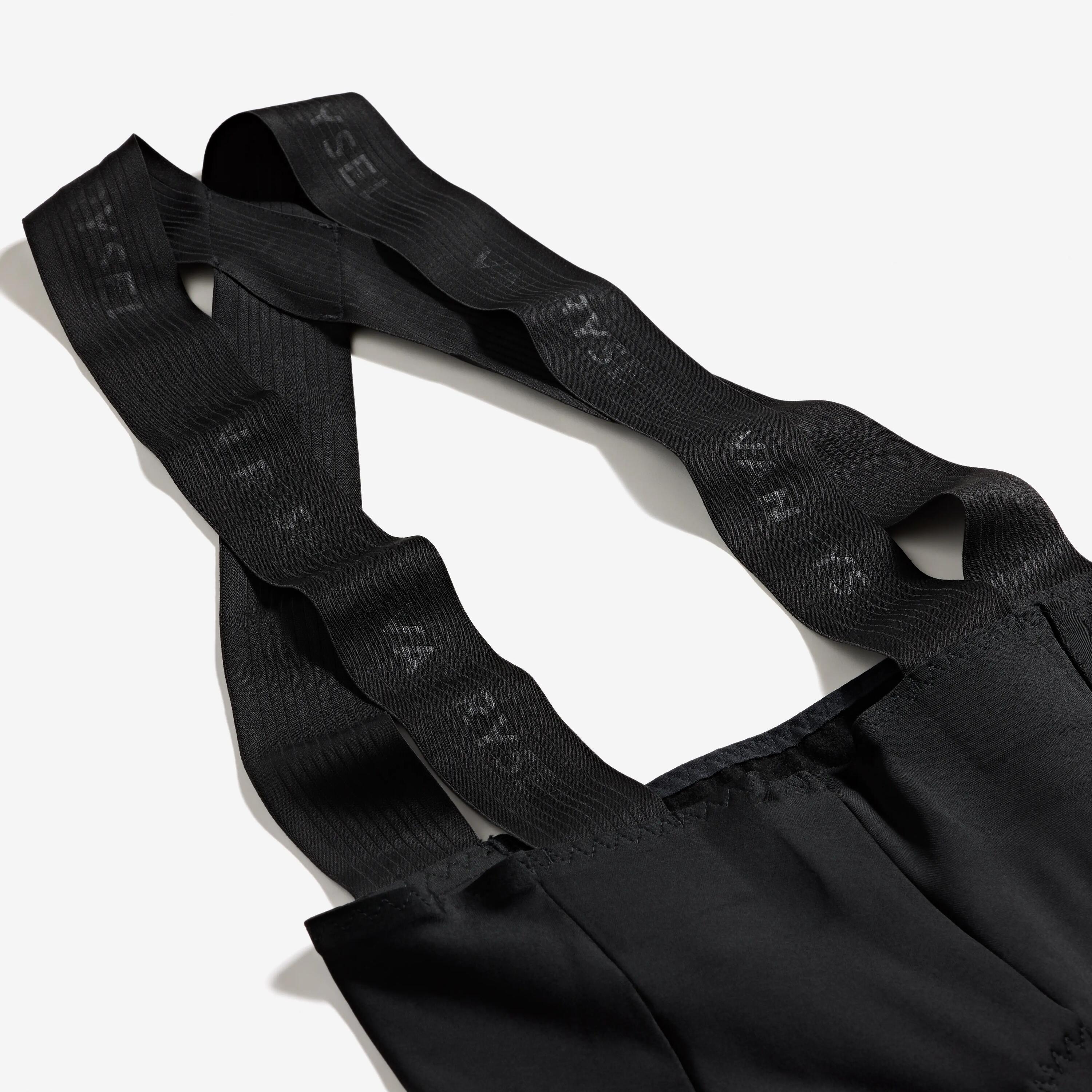 Radhose lang Rennrad Winter „RCR-R“ Damen schwarz  7/11