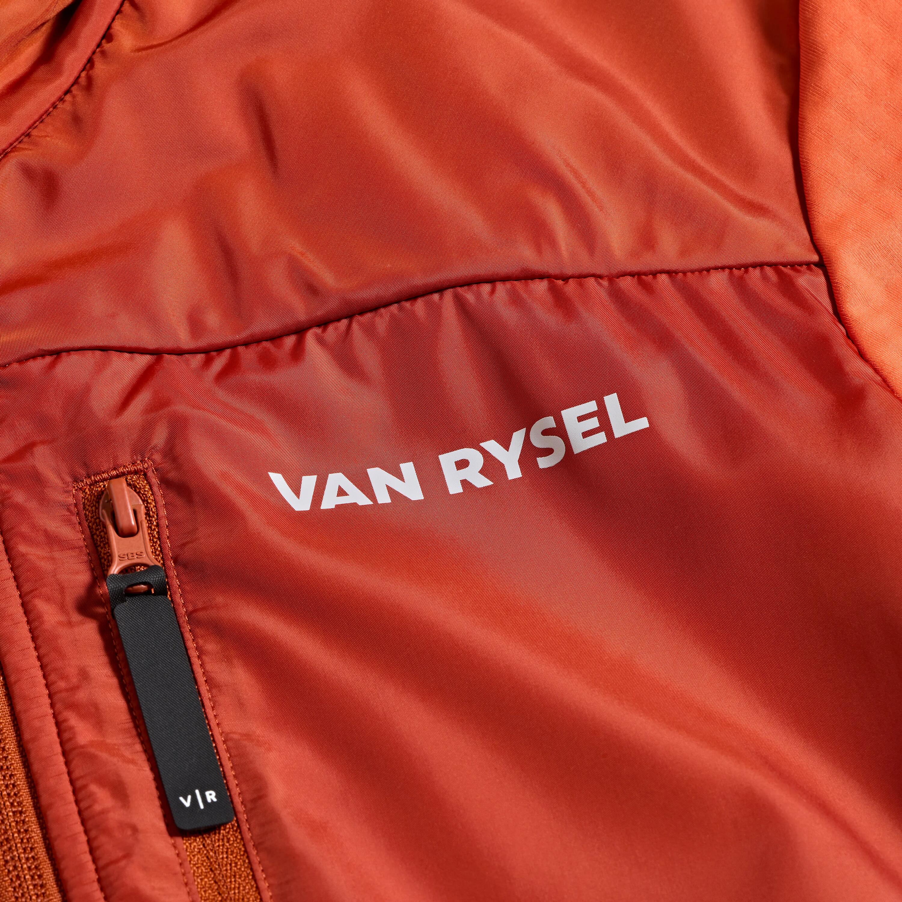 Radtrikot langarm Zwischensaison Rennrad EDR Herren orange  11/16