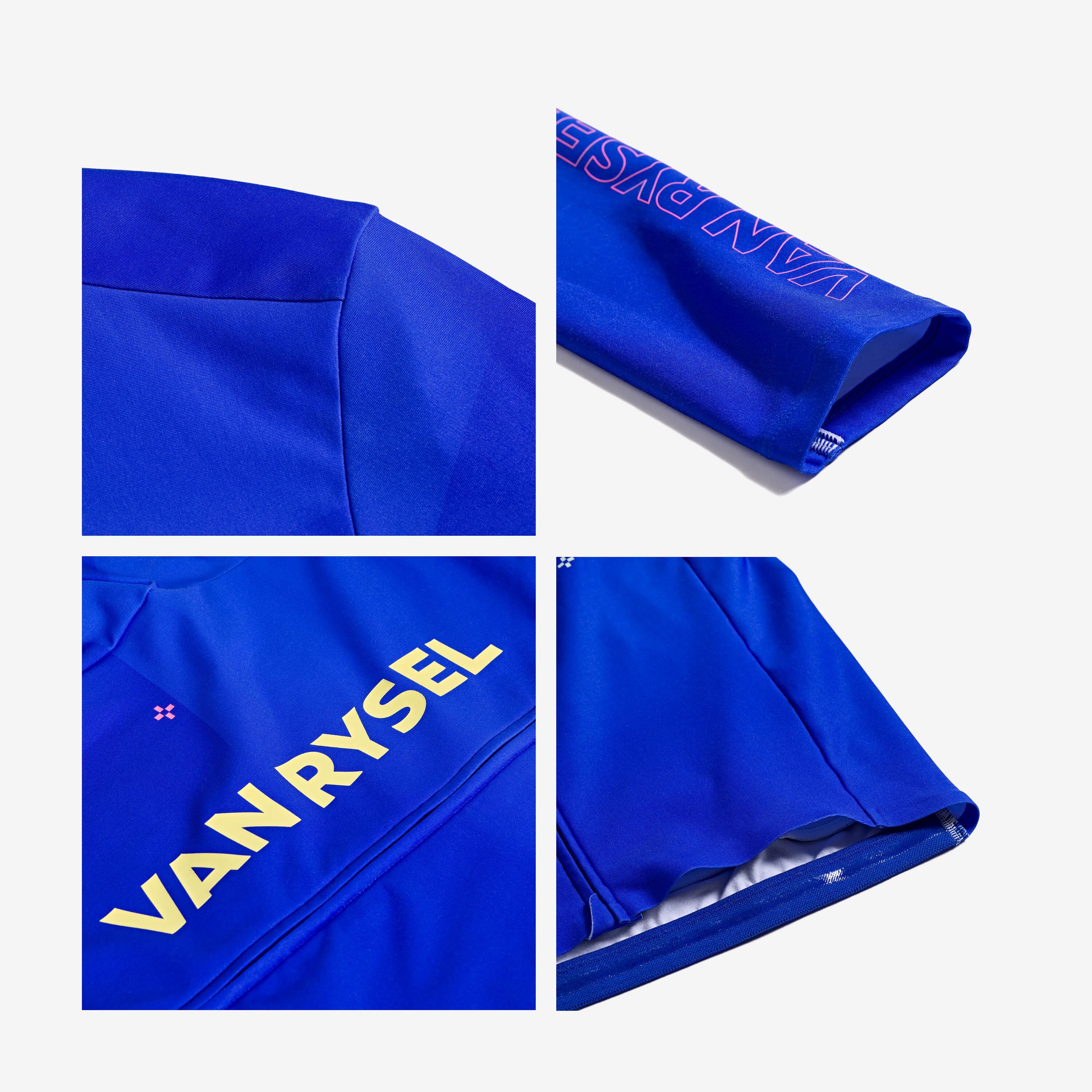 Fietsshirt RCR-R 2 uniseks blauw 8/10