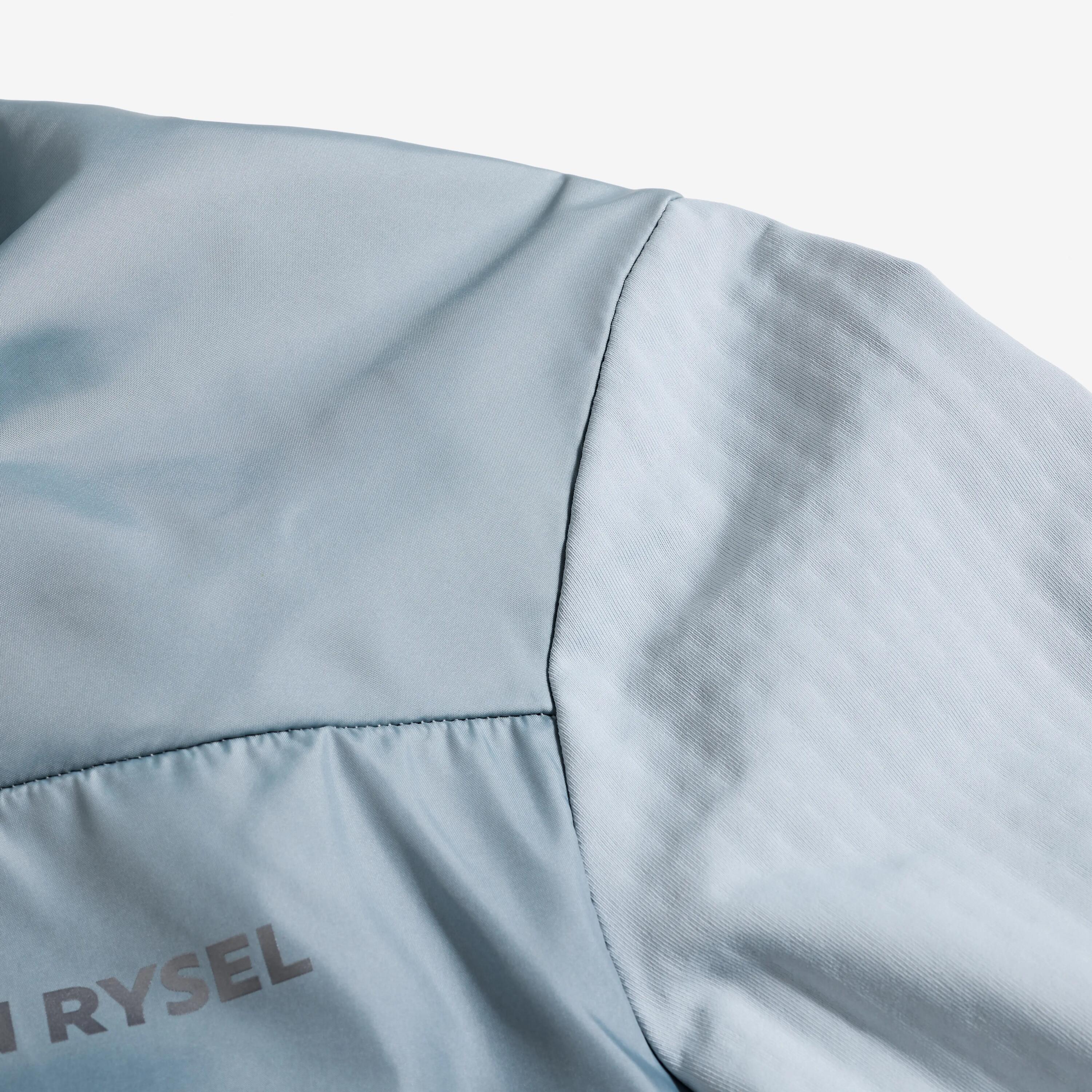 Rennrad Trikot Herren Zwischensaison langarm EDR grau 13/17