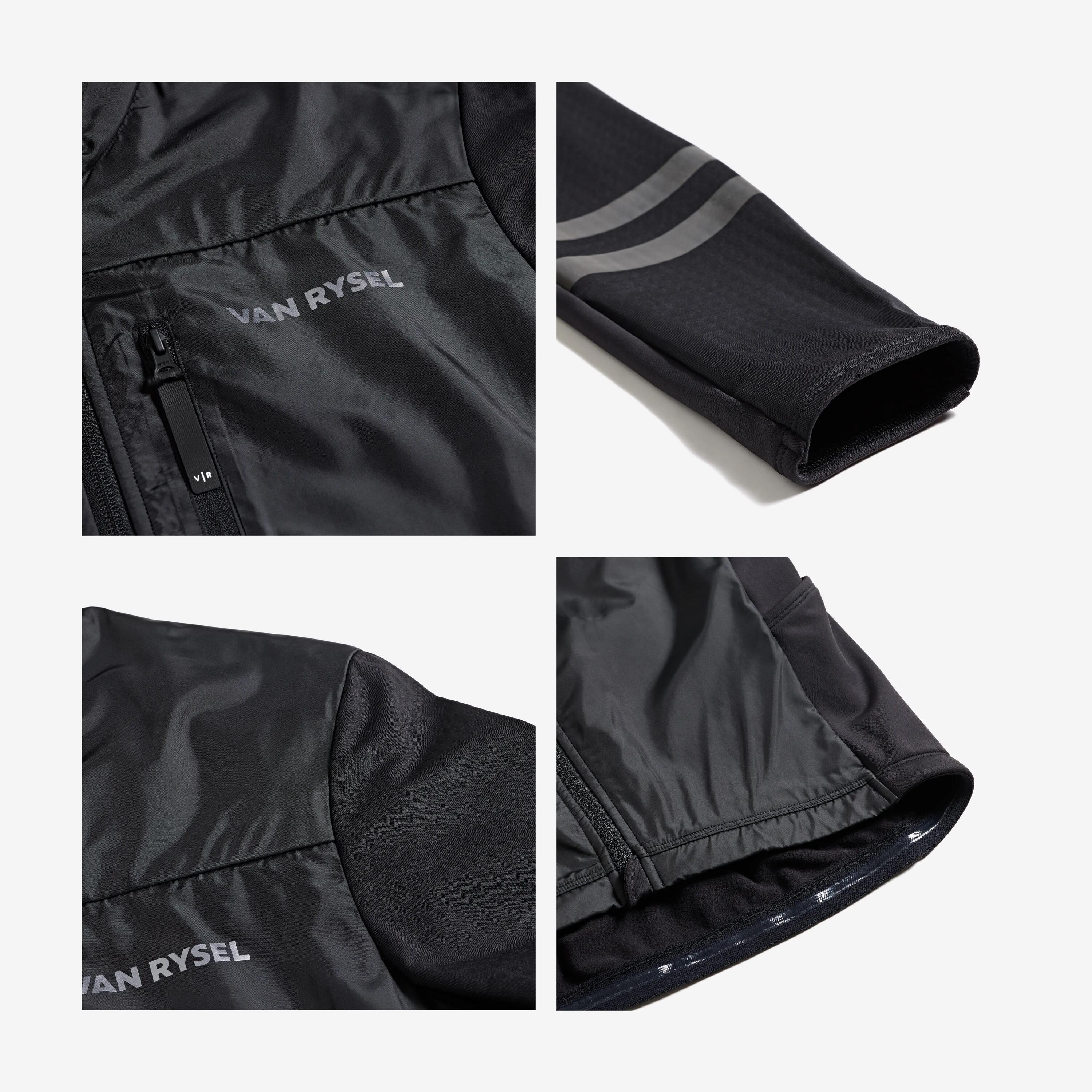 Maglia manica lunga ciclismo uomo EDR nera 7/9