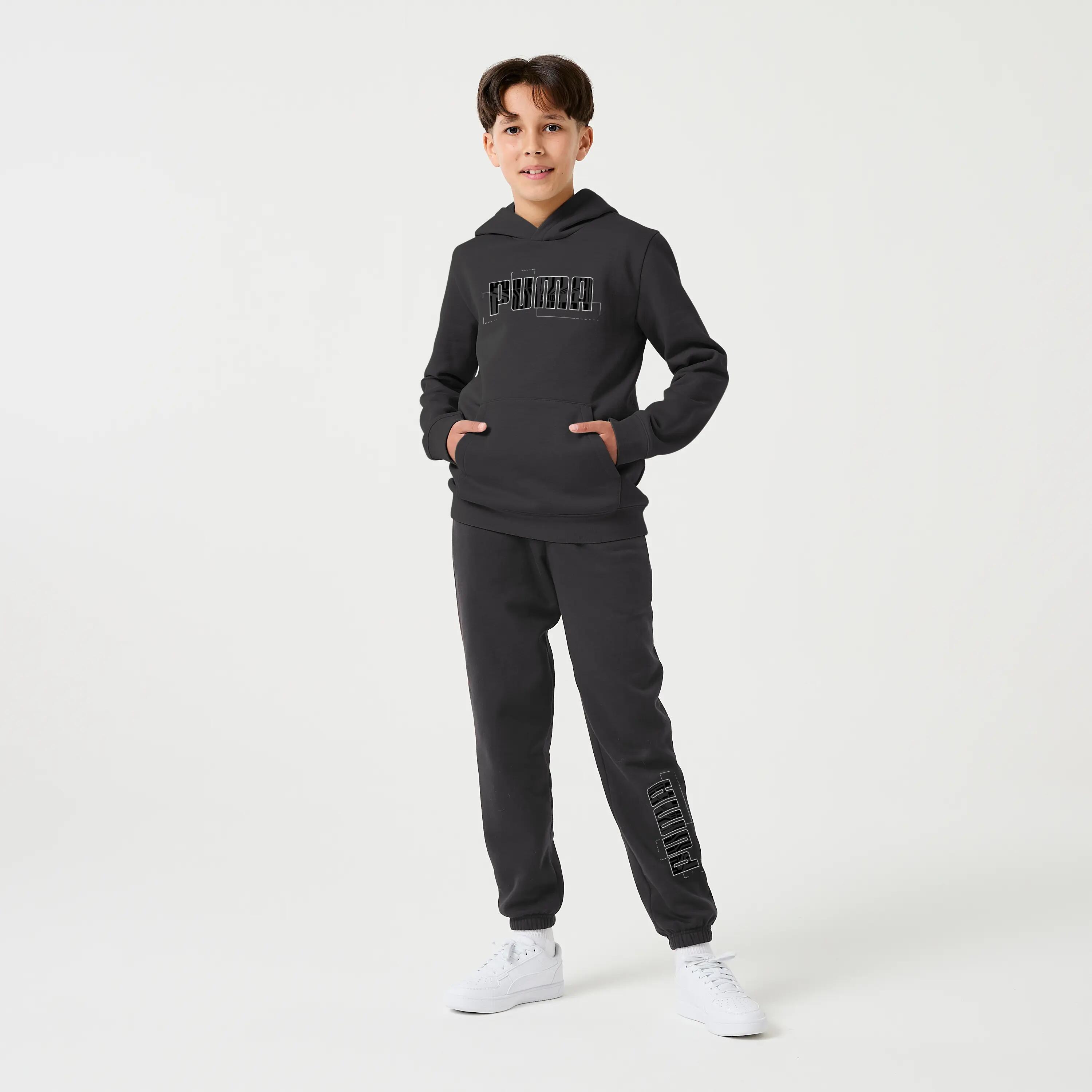 Bluza dziecięca Puma z kapturem 2/6