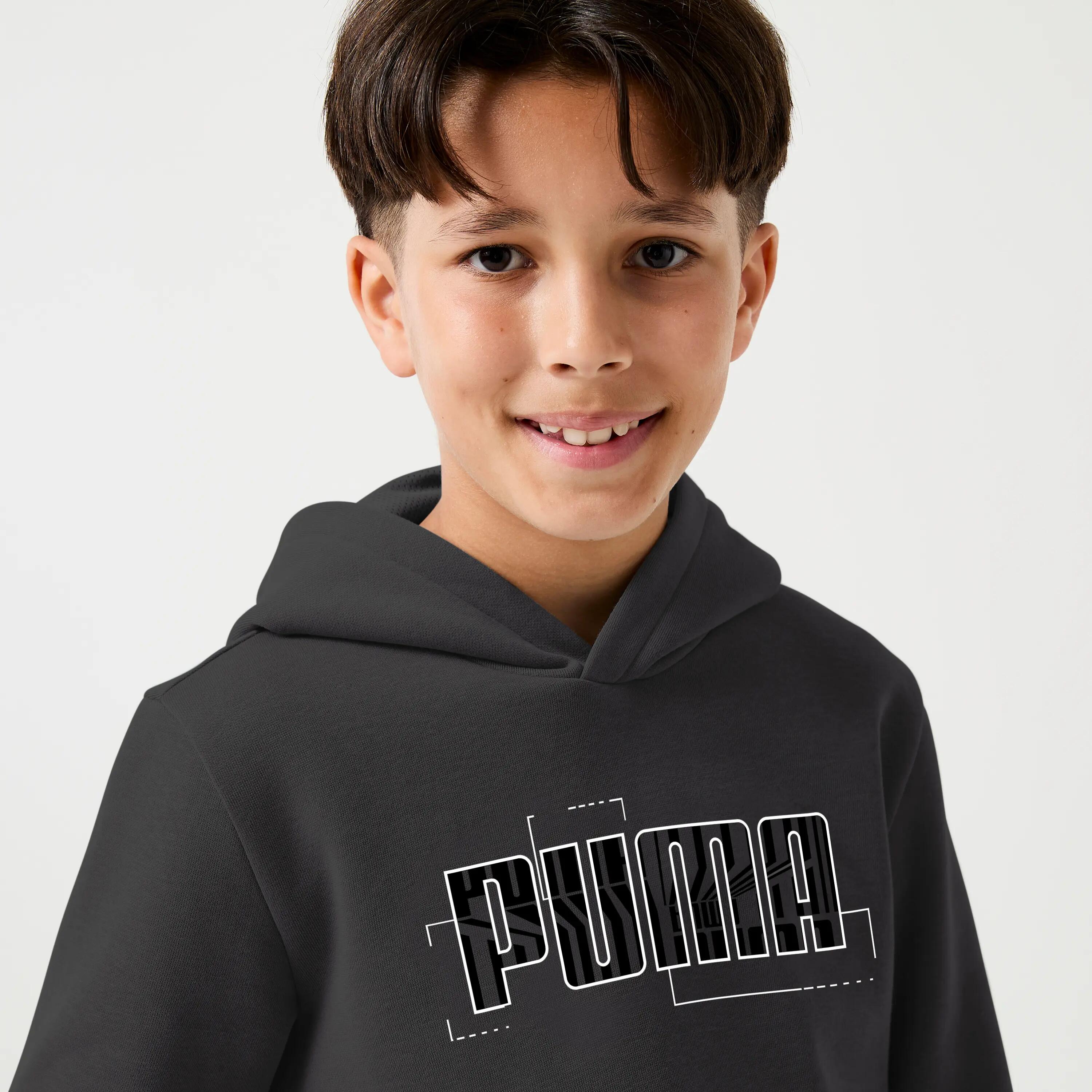 Bluza dziecięca Puma z kapturem 6/6