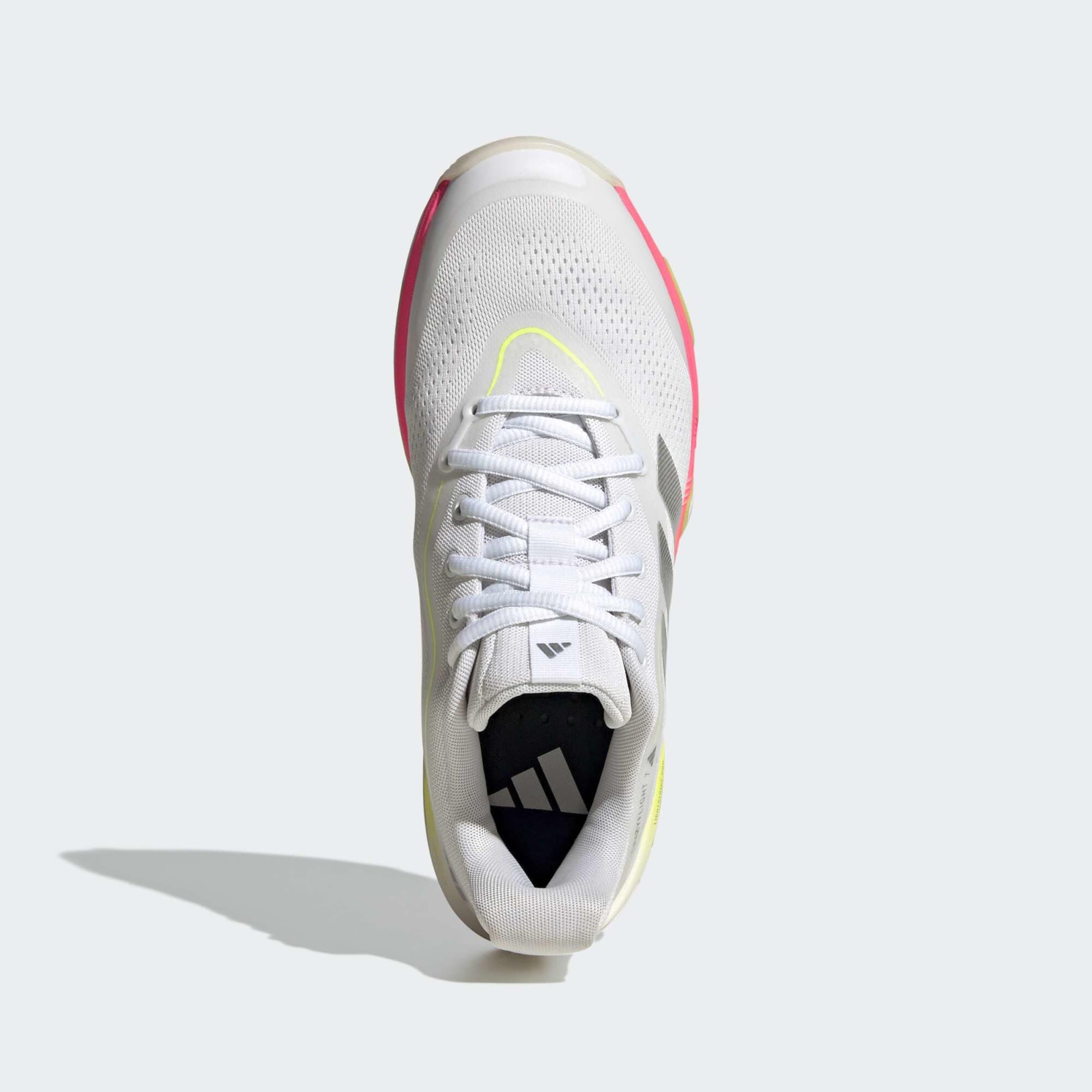 Chaussures de handball Adulte - Crazyflight 7 blanc, rose et jaune 4/10